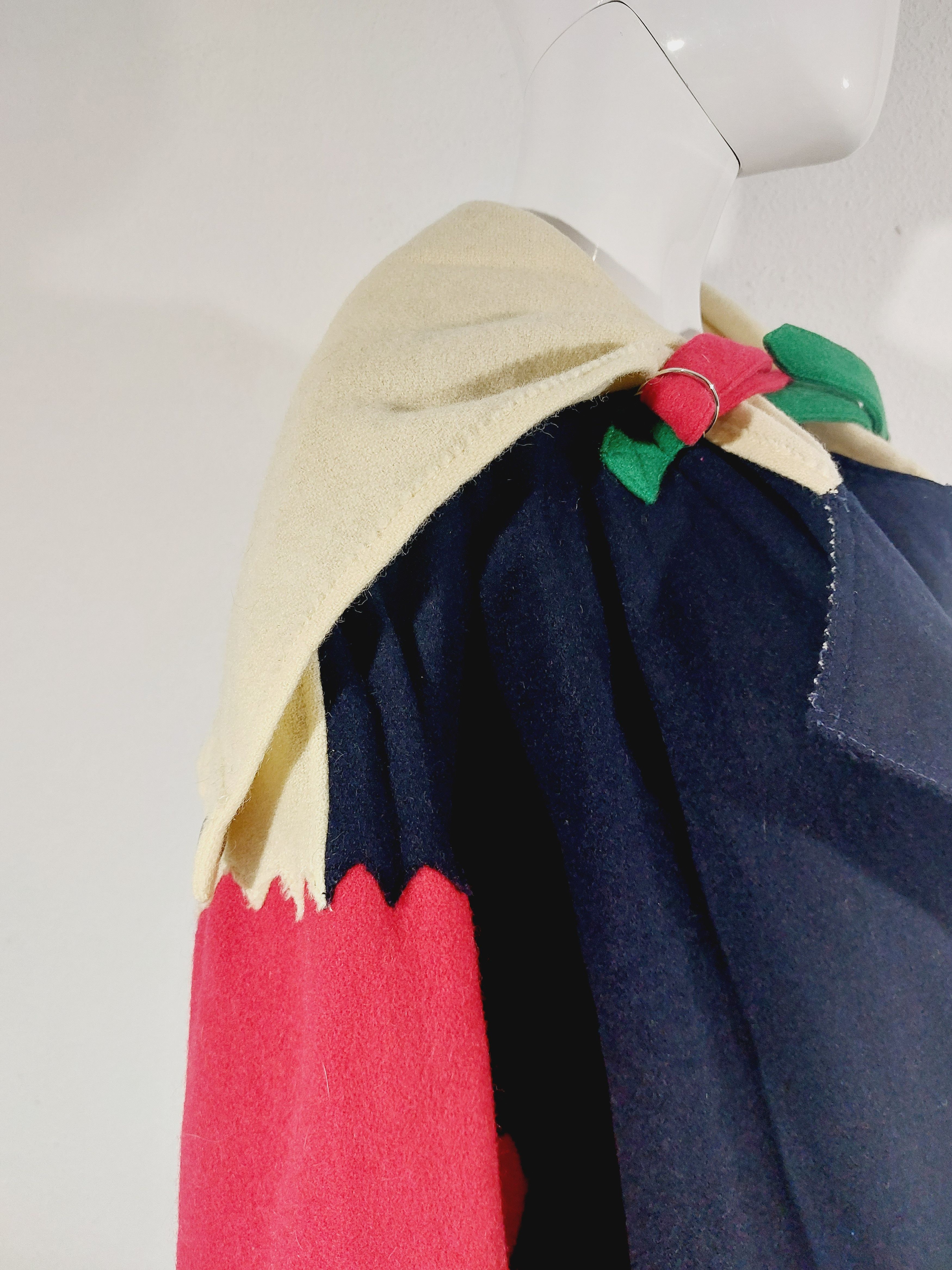 Jean Charles De Castelbajac Jean Charles de Castelbajac JCDC 1980s wool color coat Size US S / EU 44-46 / 1 - 12 Thumbnail