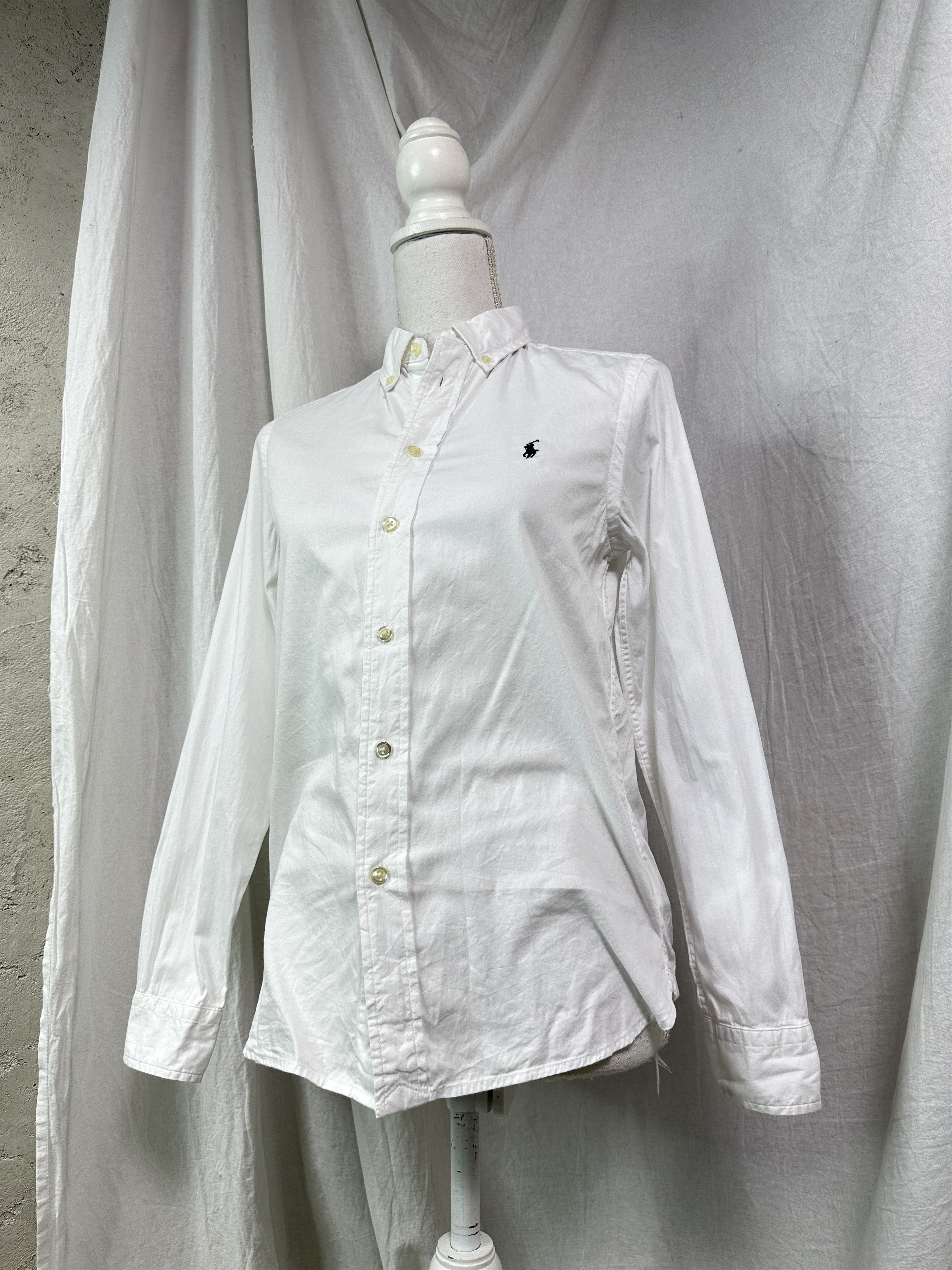 Polo Ralph Lauren Vintage Old Money Polo Ralph Lauren Women's Shirt Y2K Size L / US 10 / IT 46 - 1 Thumbnail