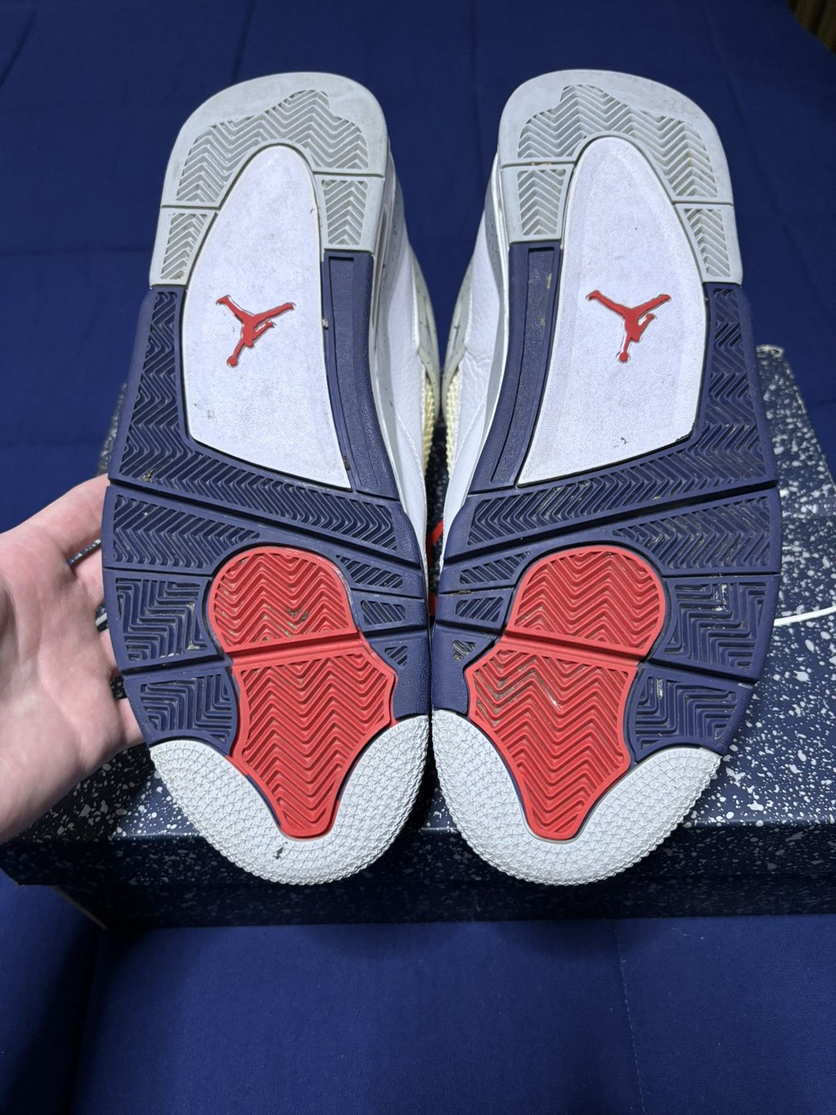 Jordan Brand Jordan 4 Retro Midnight Navy 2022 Size 12 Size US 12 / EU 45 - 5 Thumbnail