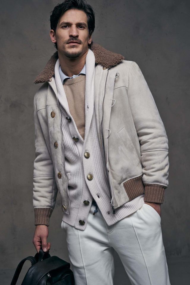 Brunello Cucinelli RRP $10500 Brunello Cucunelli suede sheepskin coat Jacket Size US XL / EU 56 / 4 - 7 Thumbnail