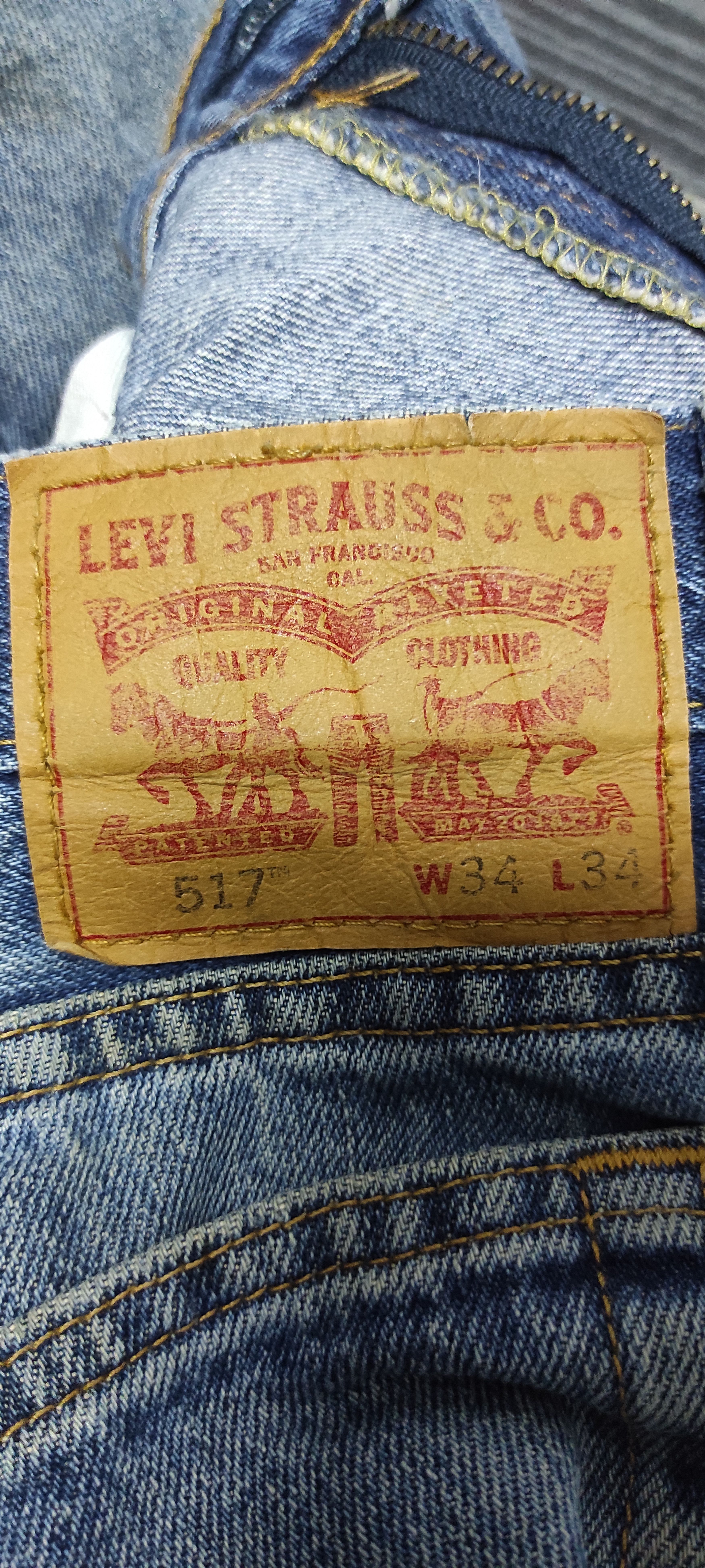 Levi's Vintage Distressed Levis 517 Dirty Wash Size US 34 / EU 50 - 11 Thumbnail