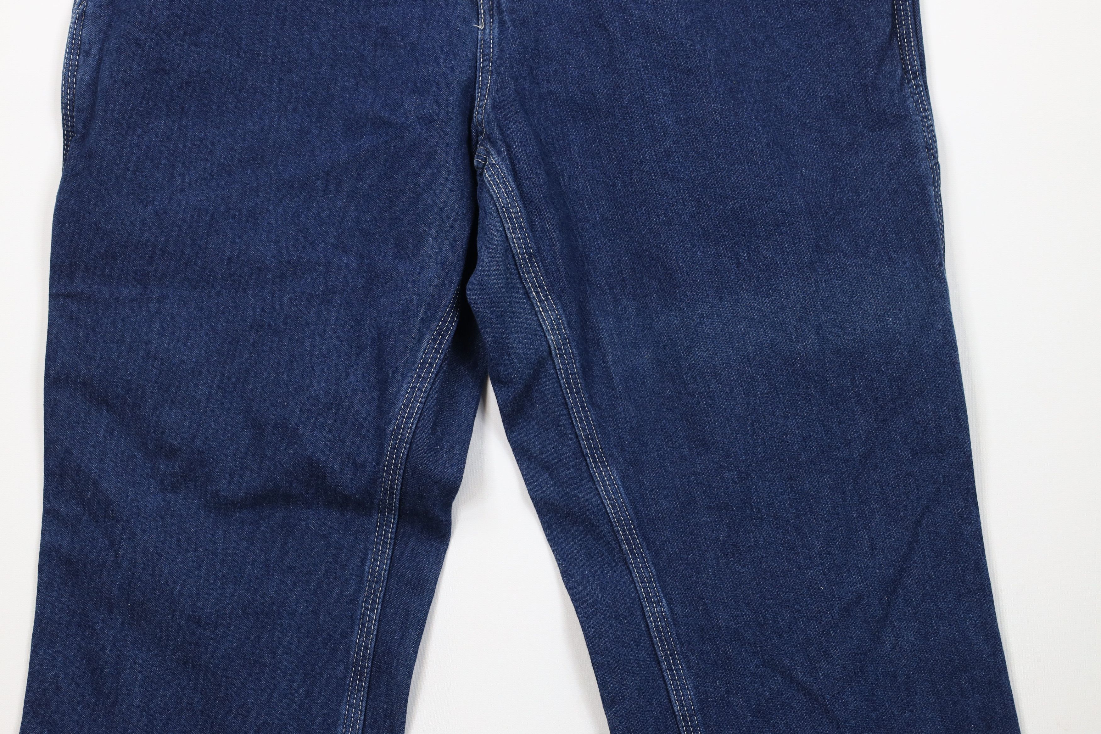 Carhartt Vintage Y2K Carhartt Wide Leg Dungaree Denim Jeans Cotton Size US 34 / EU 50 - 3 Thumbnail