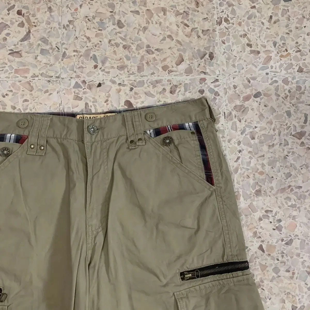 Tornado Mart W32 L32🔥 Y2K Garage Label Utility Suspenders Trousers Cargo Size US 32 / EU 48 - 4 Thumbnail