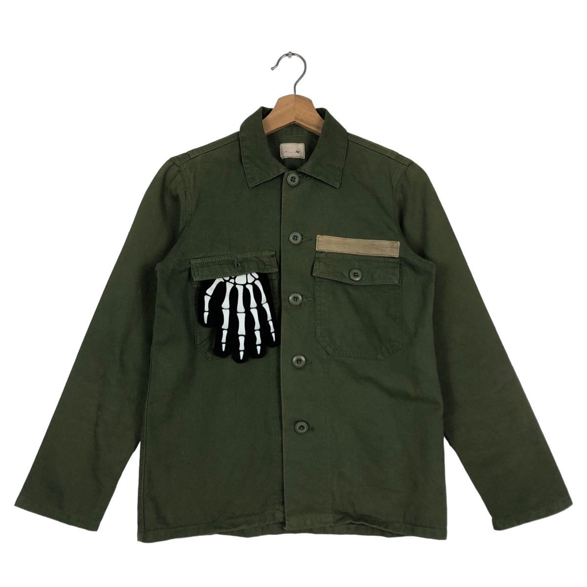 Japanese Brand 🔥90’s Vintage Converse Shirt Jacket Military Design Size US S / EU 44-46 / 1 - 1 Thumbnail