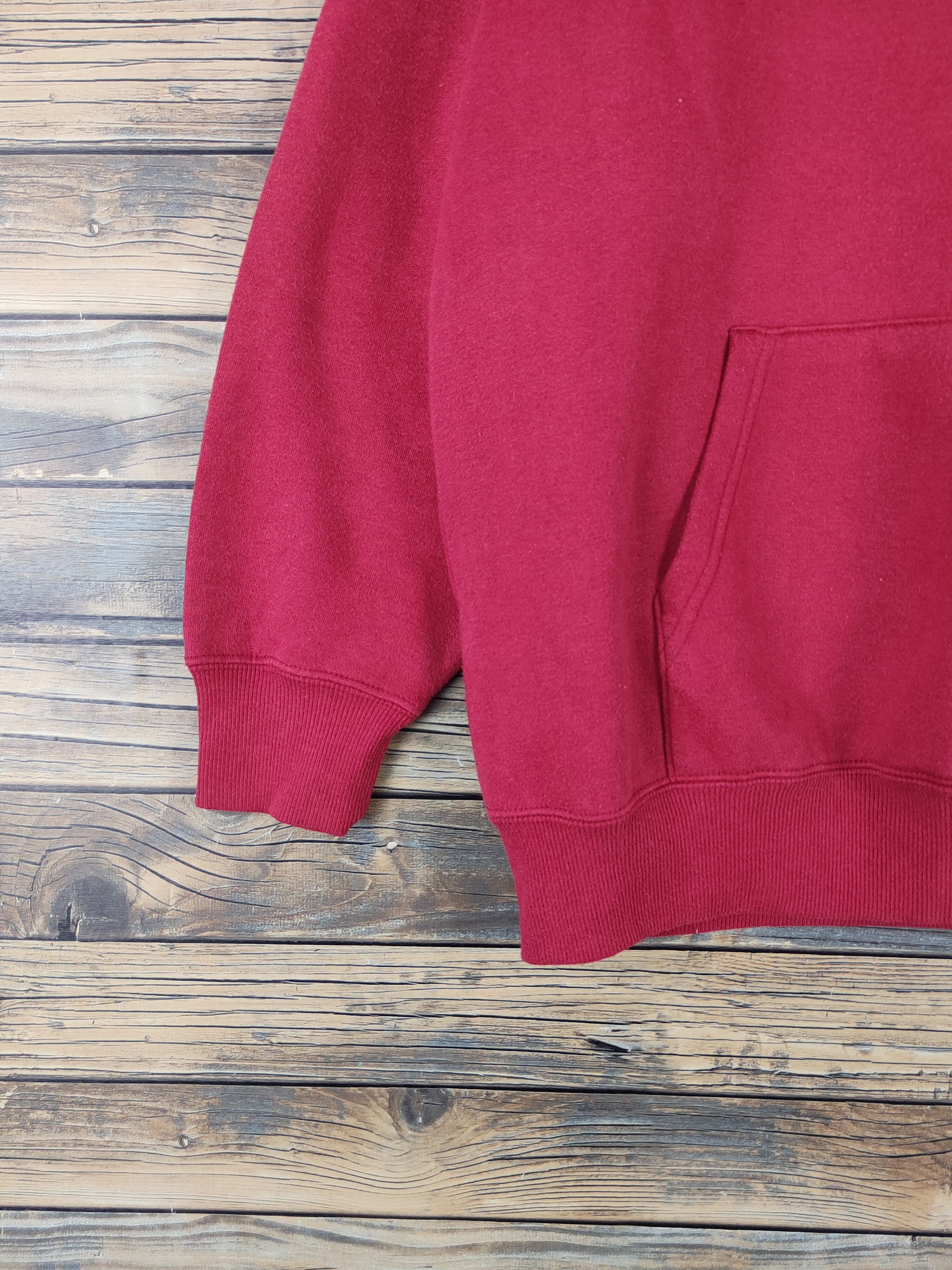 Japanese Brand Modern Label Red Hoodie Sweatshirts #W1291 Size US M / EU 48-50 / 2 - 4 Thumbnail
