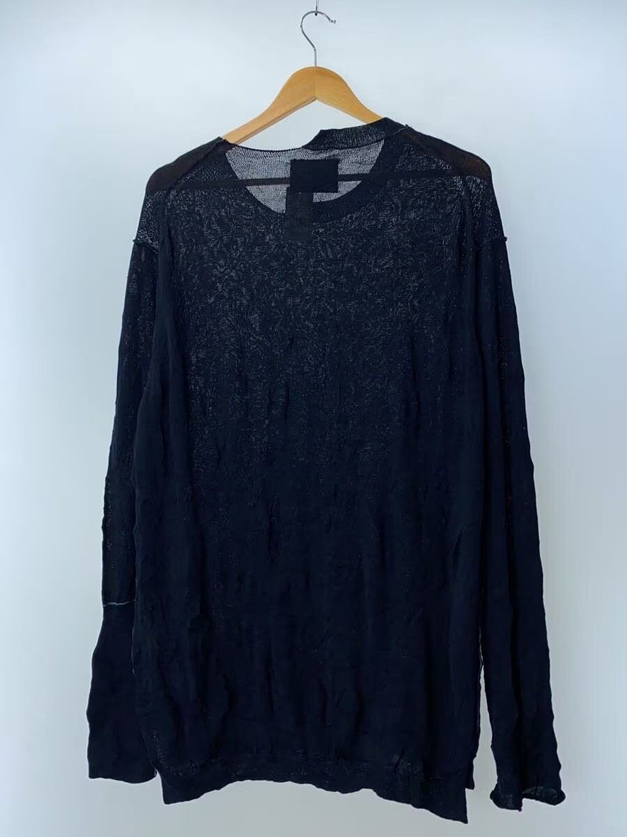 Yohji Yamamoto Contrast Exposed Stitch Knit Sweater Size US L / EU 52-54 / 3 - 2 Thumbnail