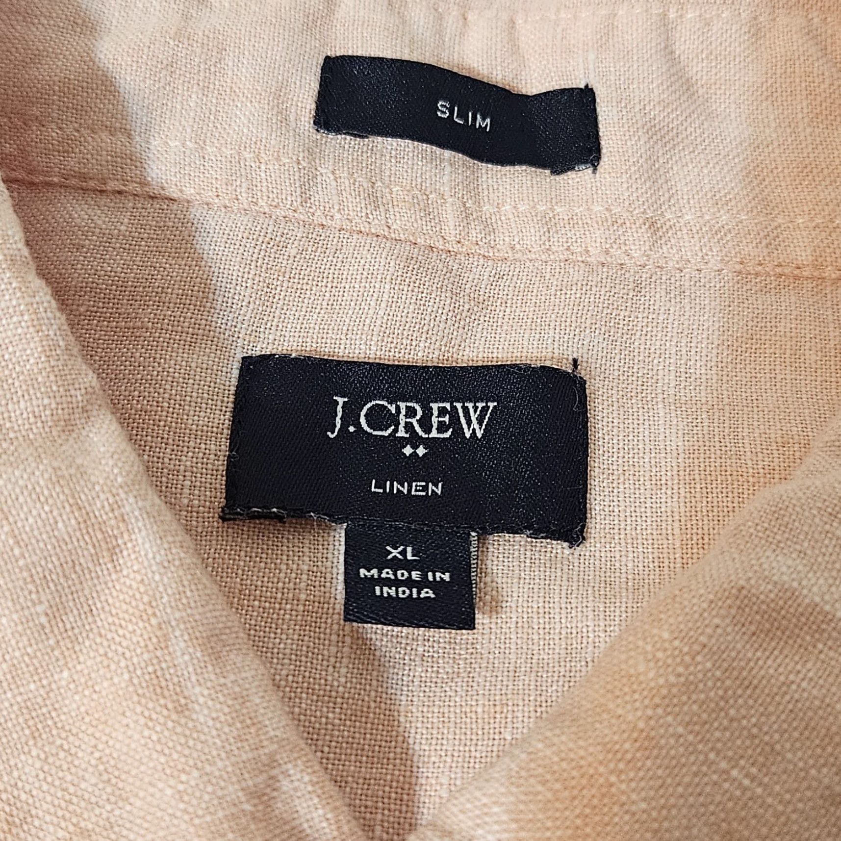 J.Crew J.CREW Linen Shirt Mens XL Salmon Orange Button-Down Long Sleeve Lightweight Shirt Size US XL / EU 56 / 4 - 4 Thumbnail