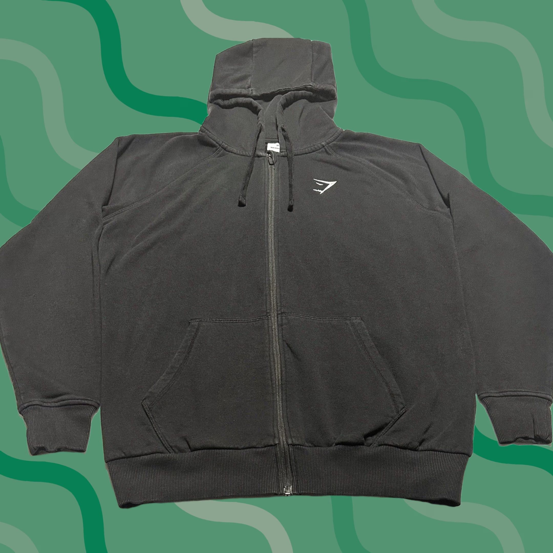 Gymshark Gymshark Onyx V3 Compression Hoodie Black Onyx ✓DAVID