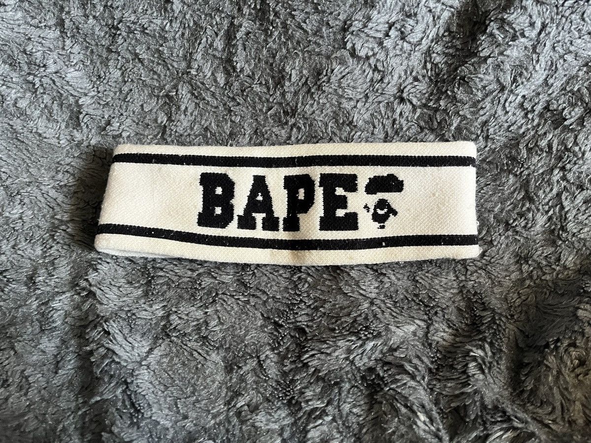 image of Bape Headband in White, Men's