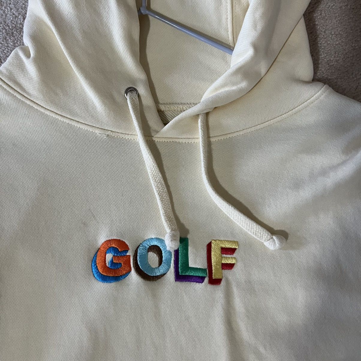 Golf Wang Yellow Multicolor Logo Tyler the Creator Golf Wang Hoodie Size US M / EU 48-50 / 2 - 2 Thumbnail
