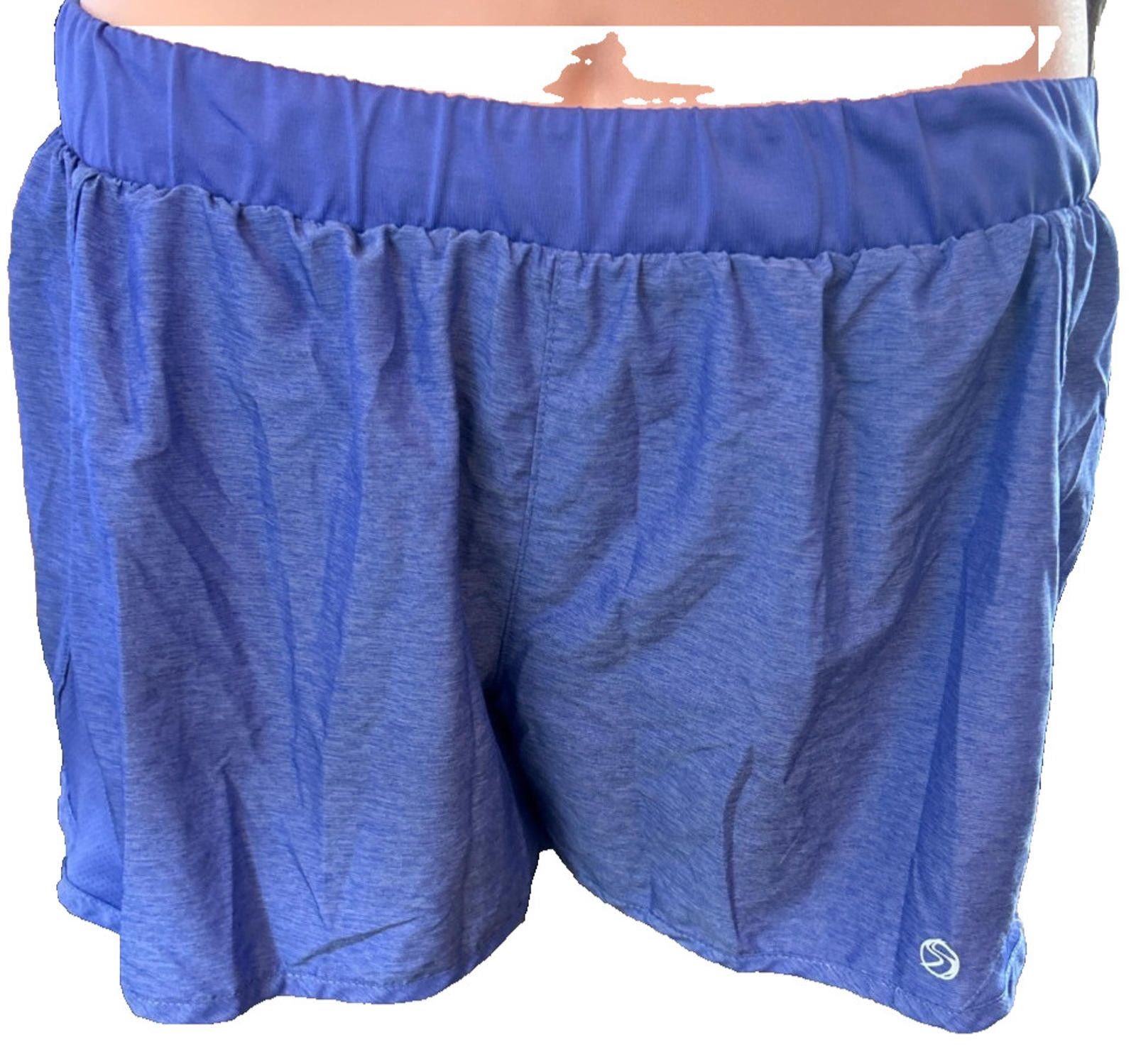 Layer 8 SENDARA Women's Athletic Running Shorts Sz-L Blue Running Size 36" / US 14 / IT 50 - 1 Thumbnail
