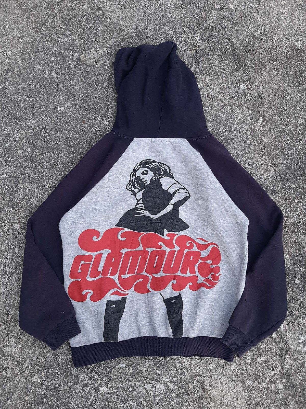 Hysteric Glamour Vintage 90s Hysteric Glamour Hoodie Rare Design Size US L / EU 52-54 / 3 - 1 Thumbnail