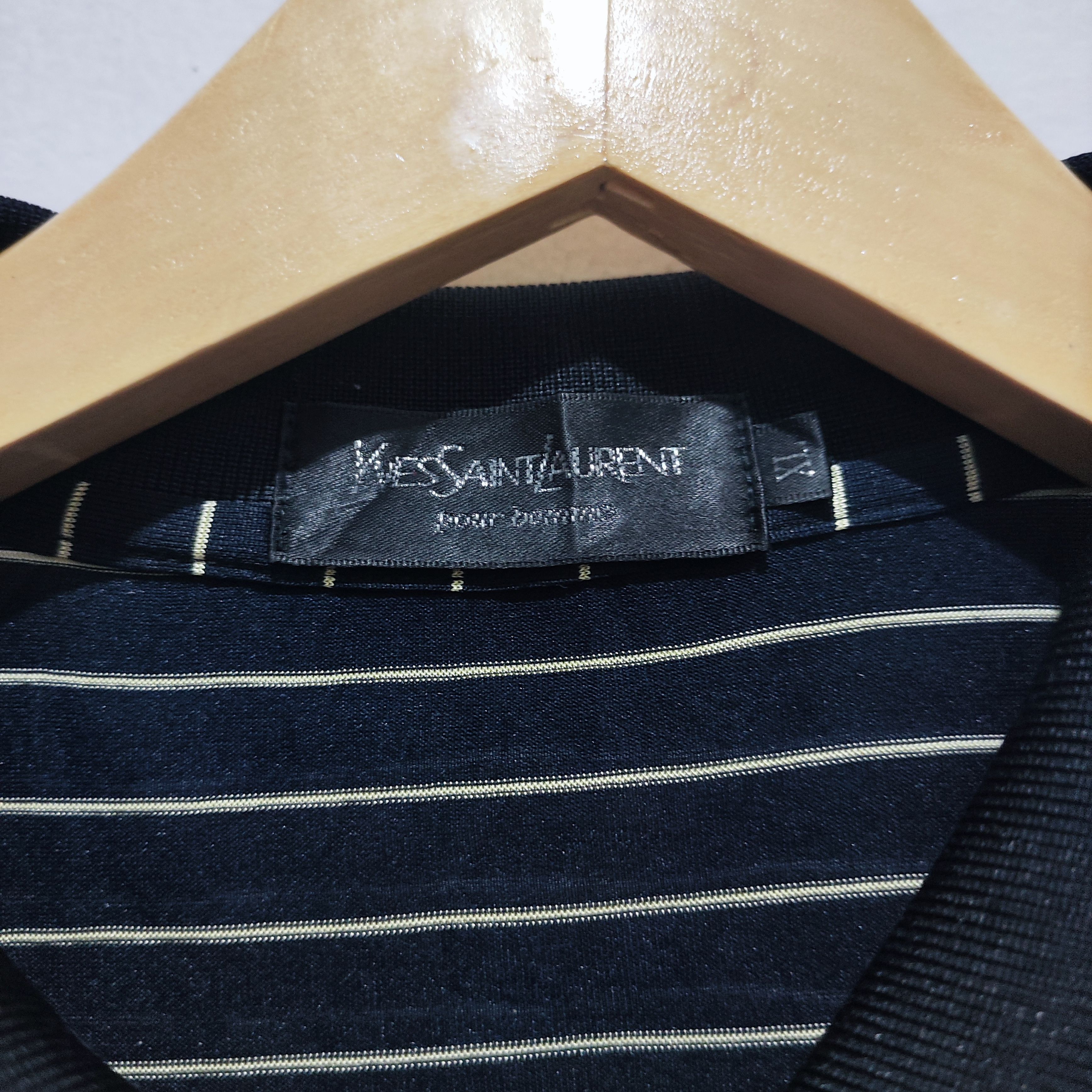 Yves Saint Laurent Kemeja silk Yves Saint laurent Size US XL / EU 56 / 4 - 4 Thumbnail