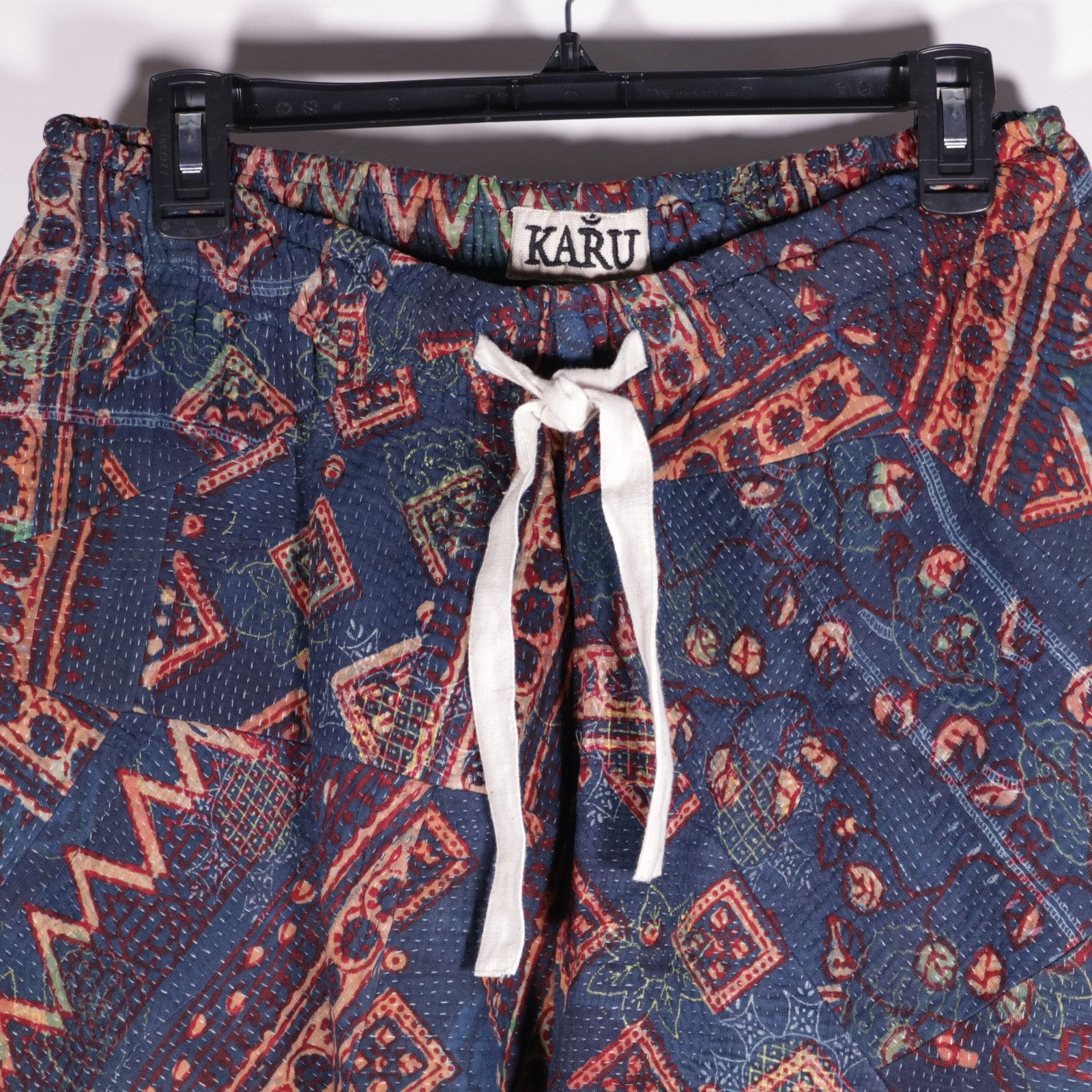 Kartik Research Karu Research Kantha Quilt Block Print Pants Kartik Size US 36 / EU 52 - 2 Thumbnail