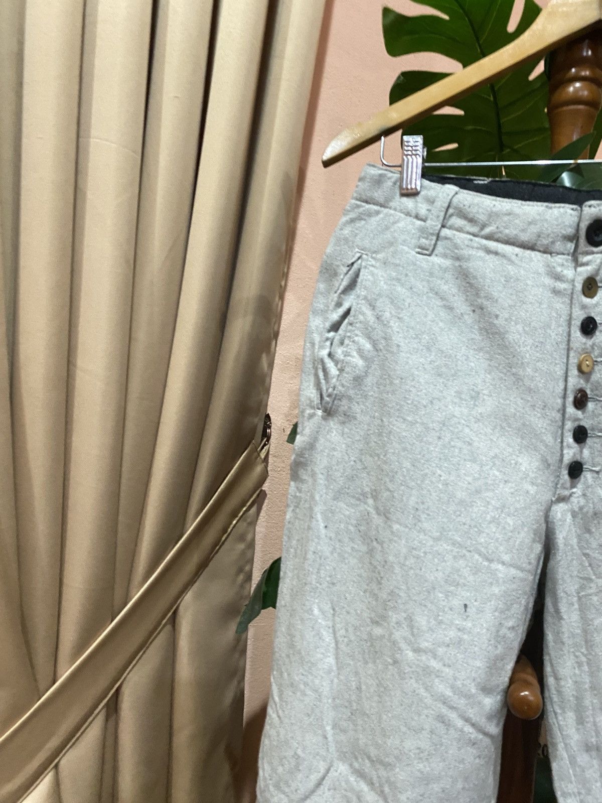 Other Clip.tab Marine Pêche French Work-Inspired Grey Trousers Size 30" / US 8 / IT 44 - 7 Thumbnail