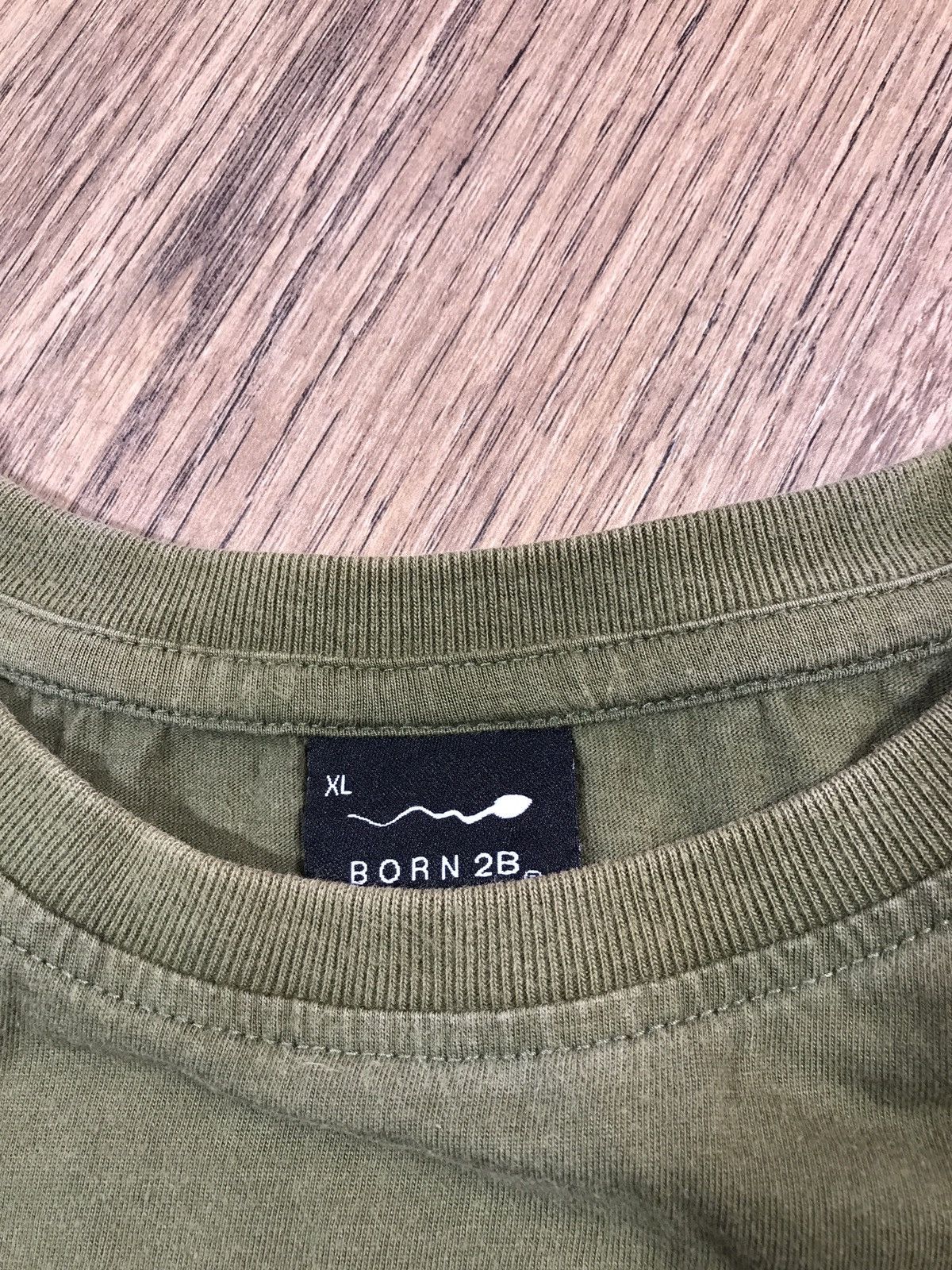 Japanese Brand × Vintage Vintage Born 2B Unique Me Sperm Y2K T Shirt Size US XL / EU 56 / 4 - 5 Thumbnail