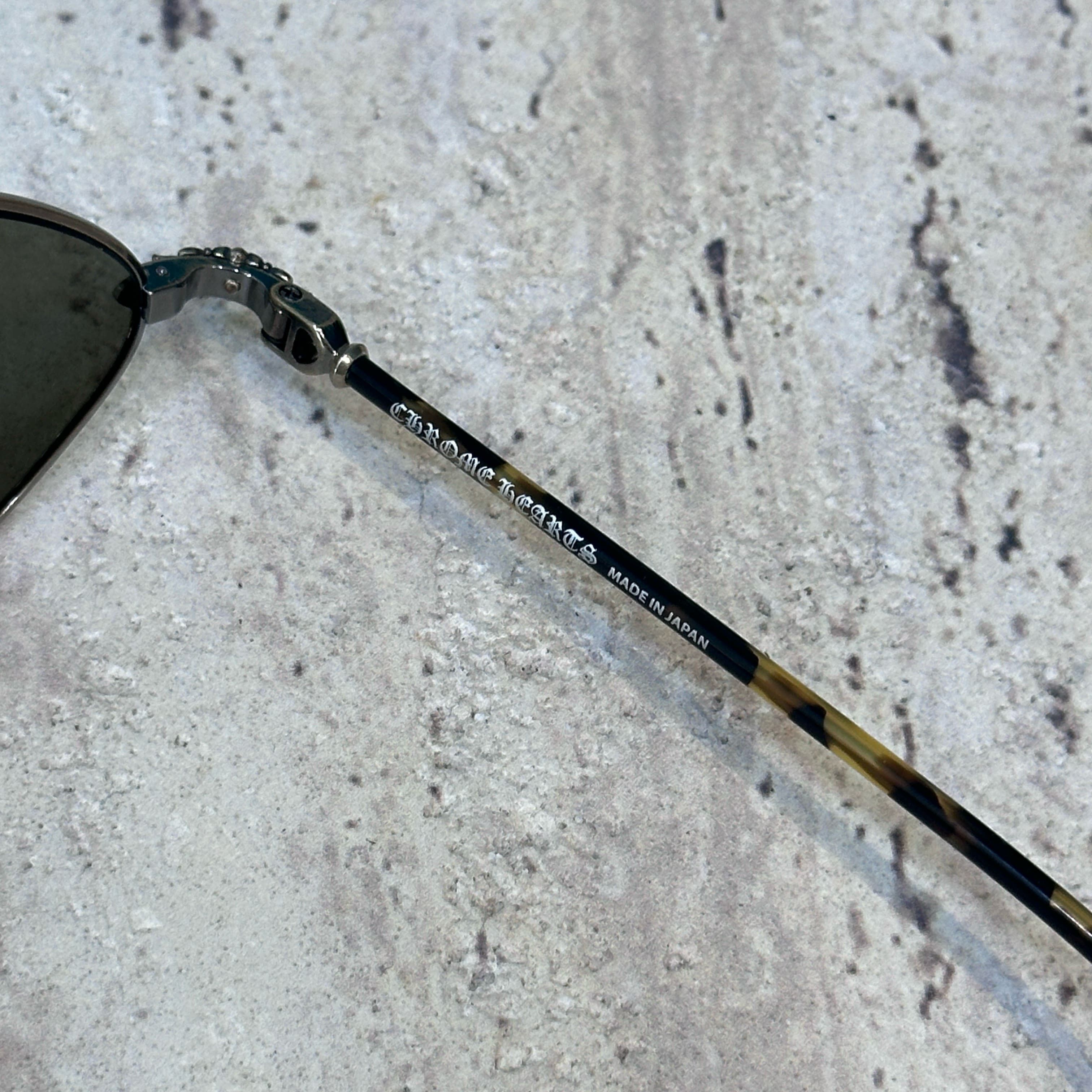 Chrome Hearts CHROME HEARTS DIAMOND DOG Antique Gold/Hollywood Tortoise Size ONE SIZE - 6 Thumbnail