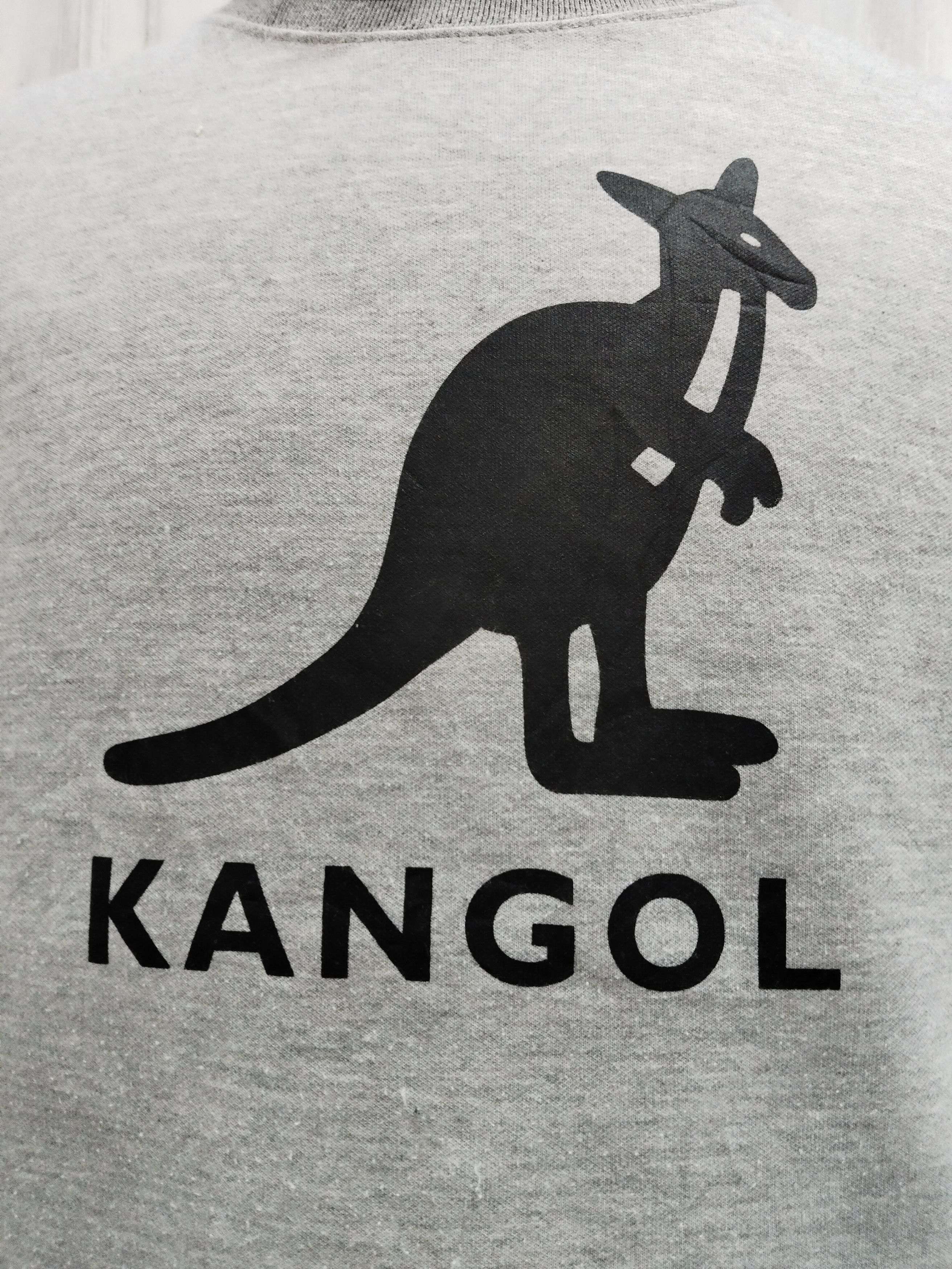 Japanese Brand × Kangol Vintage Kangol Big Logo Sweatshirt Size US L / EU 52-54 / 3 - 3 Thumbnail