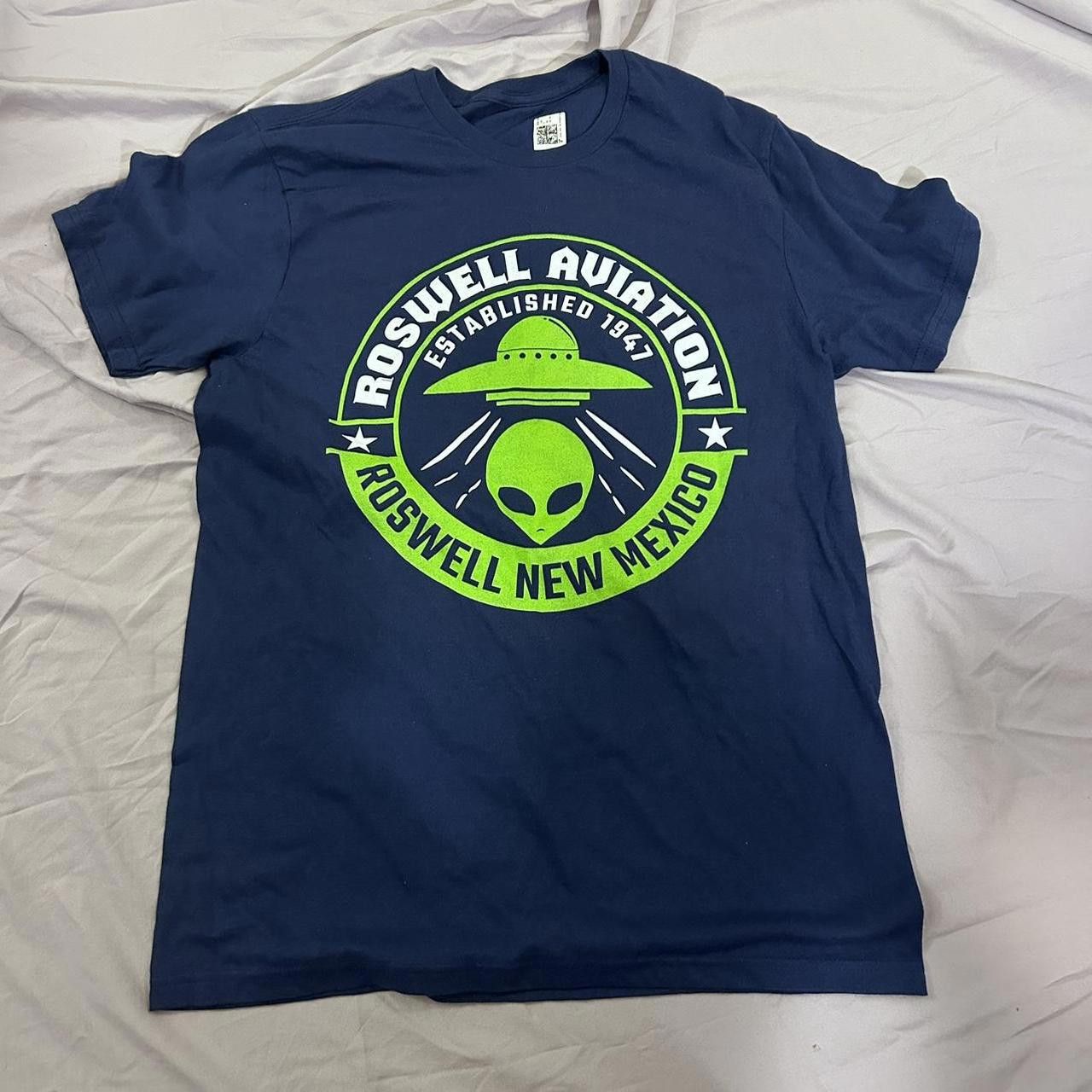 Designer Men's Navy and Green Tshirt Size US M / EU 48-50 / 2 - 1 Preview