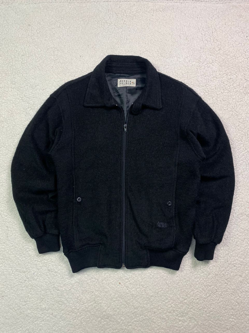Japanese Brand × Vintage Arnold Palmer Knit Wool Jacket Size US S / EU 44-46 / 1 - 1 Thumbnail