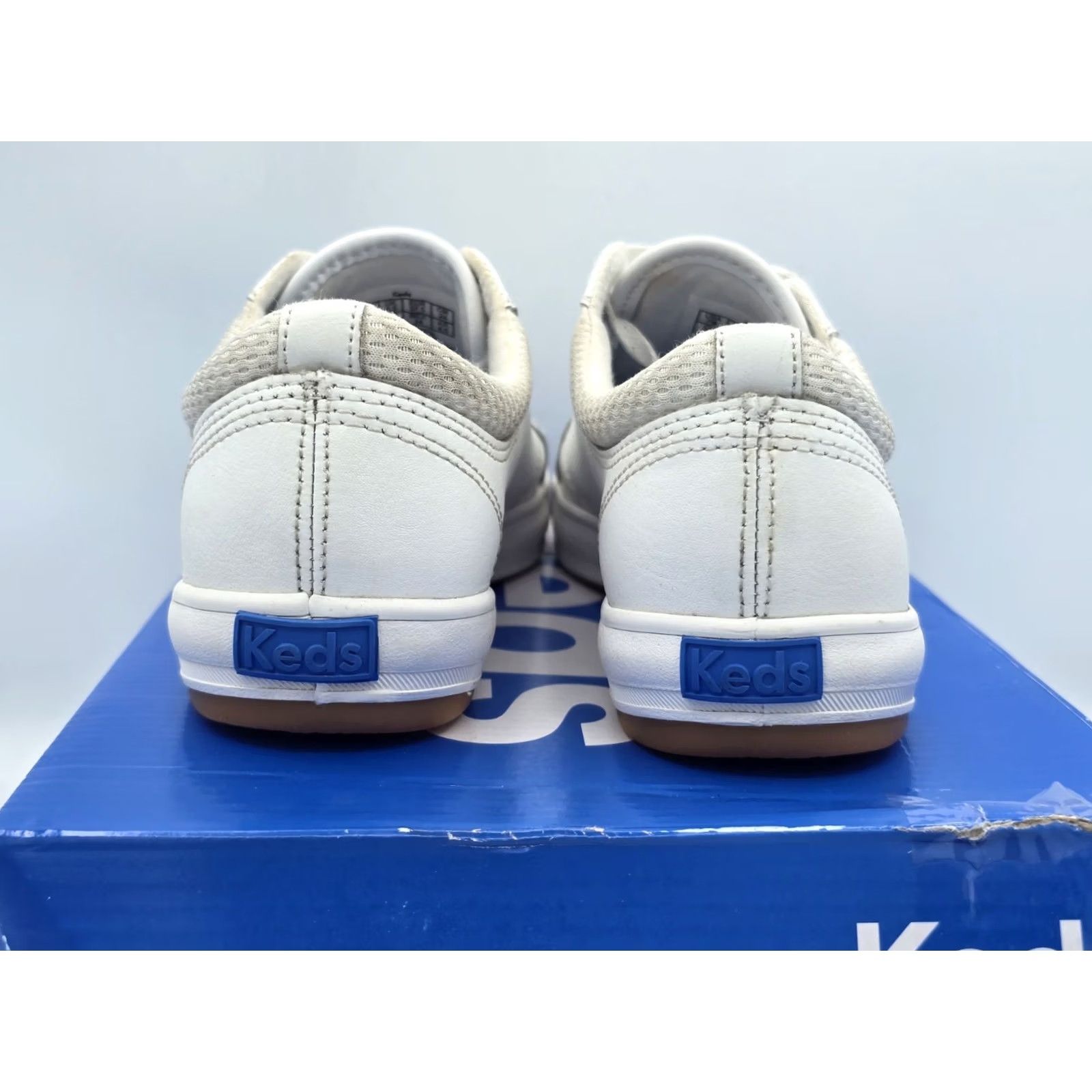 Keds Keds Women's Center4-100 White Leather Sneakers US 7M - Used Good Size US 4 / IT 34 - 7 Thumbnail