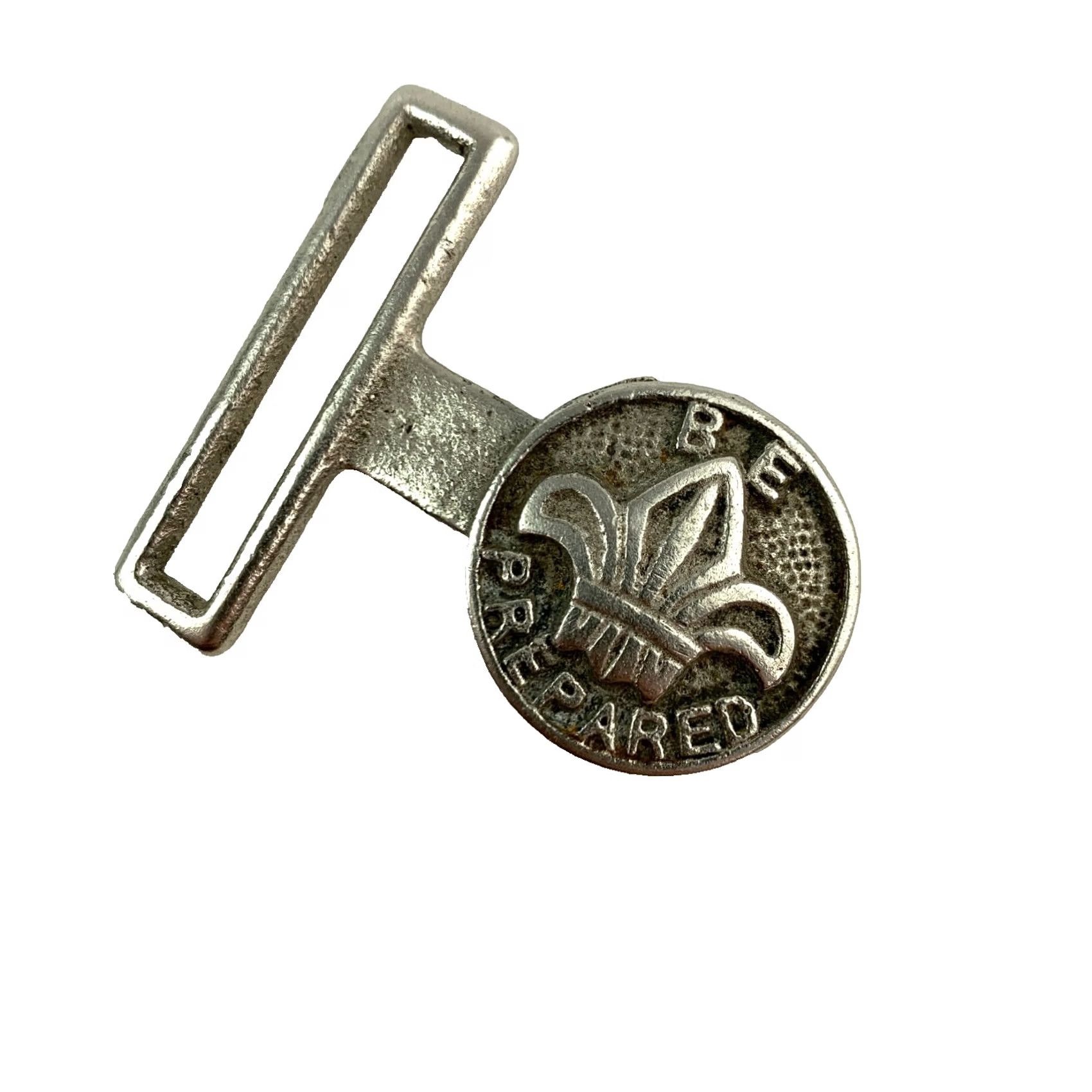 Vintage VINTAGE Be Prepared Boy Scouts Metal Belt Buckle Western Buckle Mens Belt Buckle Size ONE SIZE - 4 Thumbnail
