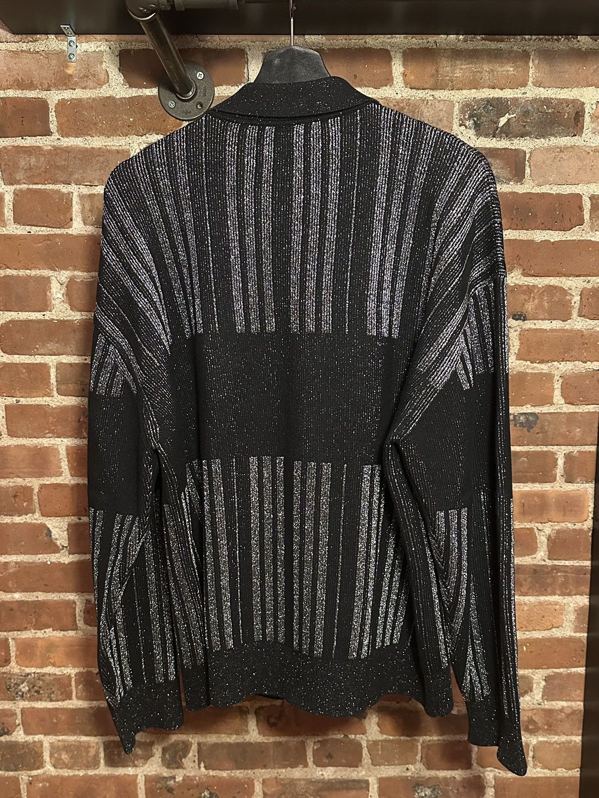 Martine Rose FW/20 Runway Black Prism Zip Sweater Size US L / EU 52-54 / 3 - 2 Thumbnail