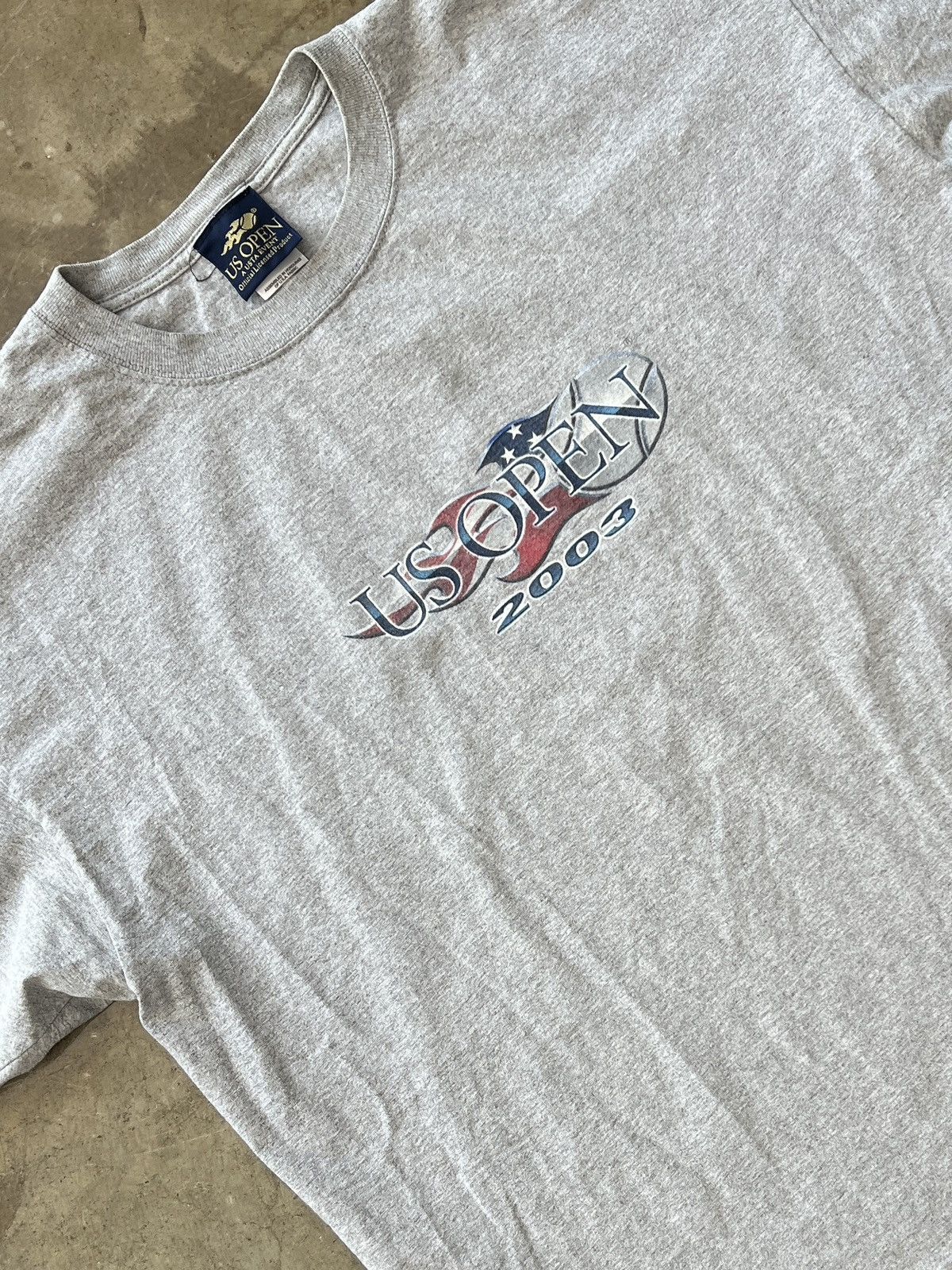 Vintage Vintage 2003 Y2K US Open Flame Tee 2XL Size US XXL / EU 58 / 5 - 1 Thumbnail