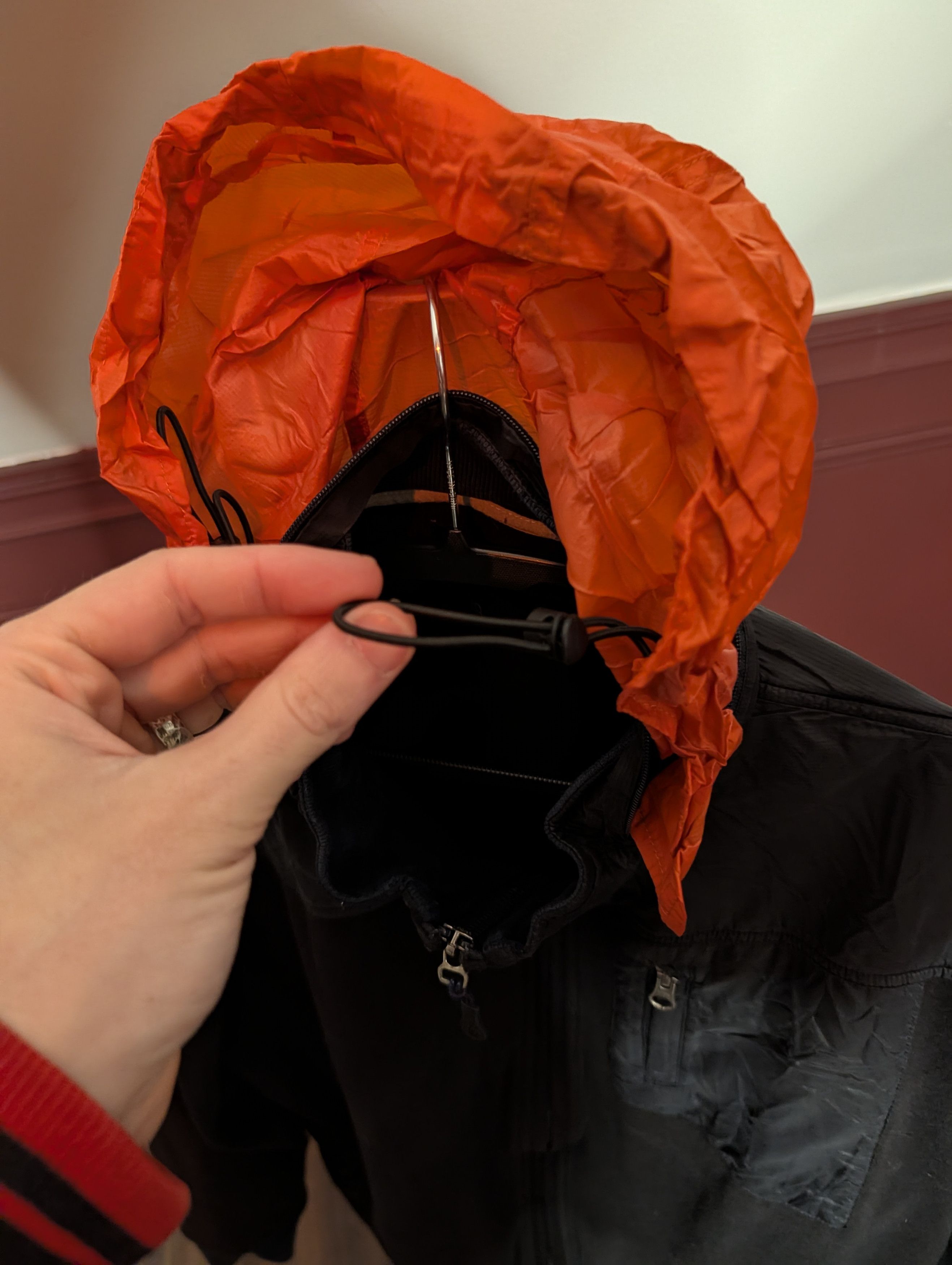 Other SCAPPINO Black Fleece Hidden Hood Zip-up Jacket Size US L / EU 52-54 / 3 - 10 Thumbnail