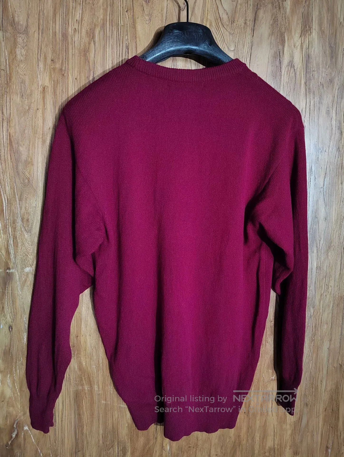 Burberry Burberry Red Wool Sweater for Men. Size US M / EU 48-50 / 2 - 2 Thumbnail