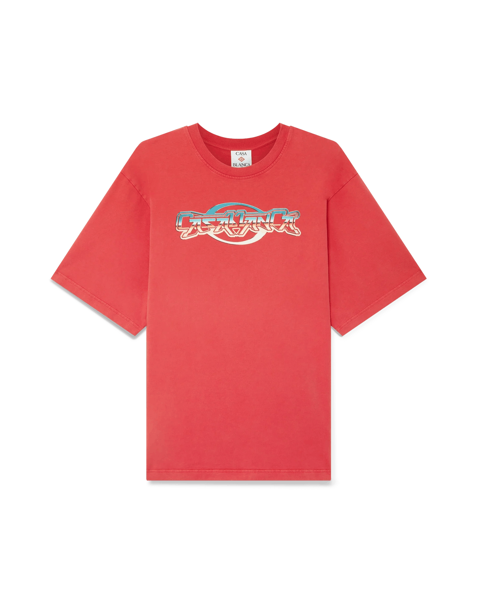 Casablanca Casablanca Chrome Printed Oversized Red Tee Size US XXL / EU 58 / 5 - 1 Preview