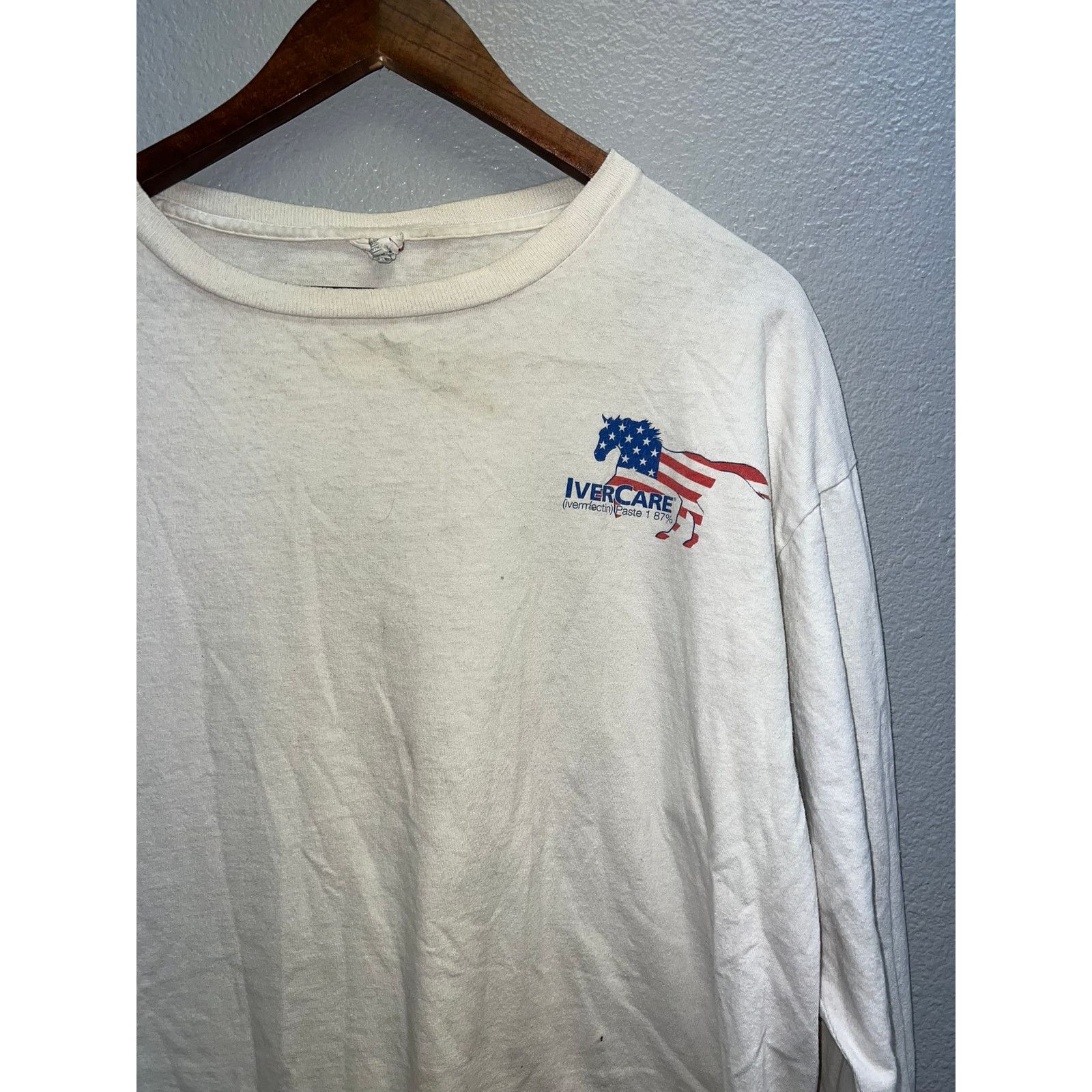 Delta Vintage Medicine Shirt Ivercare Paste Tee Science Medical XL Size US XL / EU 56 / 4 - 3 Thumbnail