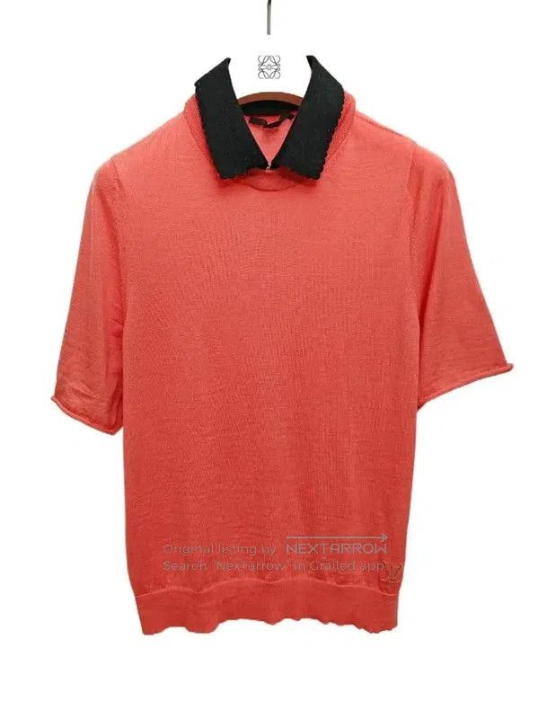 Louis Vuitton Louis Vuitton Colorblock Wool Knit Short Sleeve Top . Size S / US 4 / IT 40 - 1 Thumbnail
