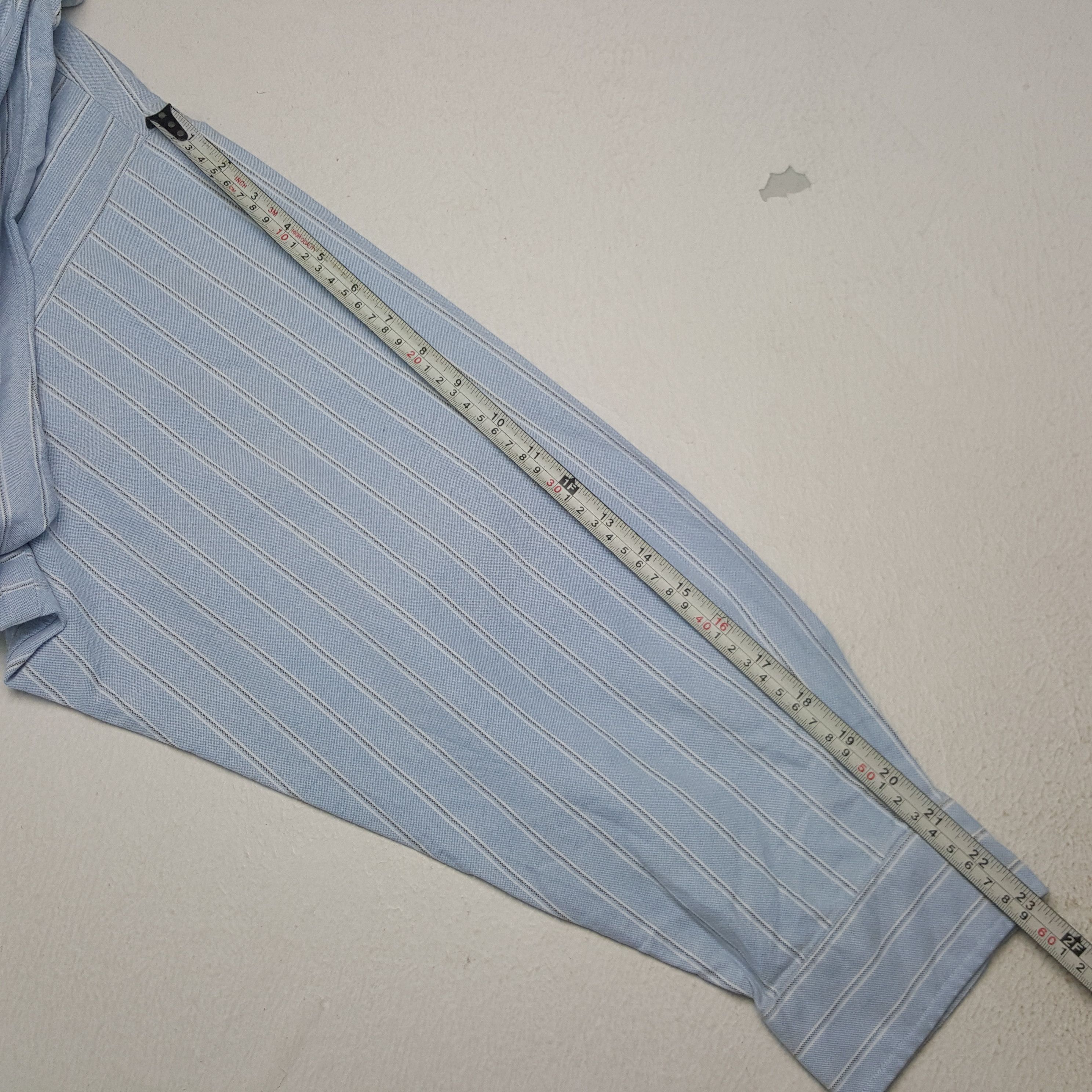 Ralph Lauren × Vintage Vintage Ralph Lauren Classic Fit Striped Button Up Shirt Size US M / EU 48-50 / 2 - 6 Thumbnail
