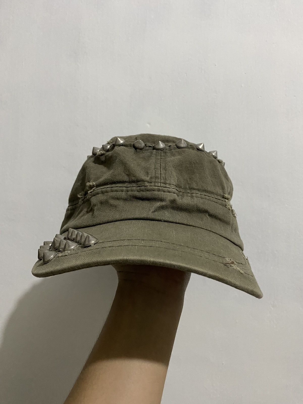 Hysteric Glamour × If Six Was Nine × Japanese Brand Cadet Distressed Spike Hat Size ONE SIZE - 6 Thumbnail