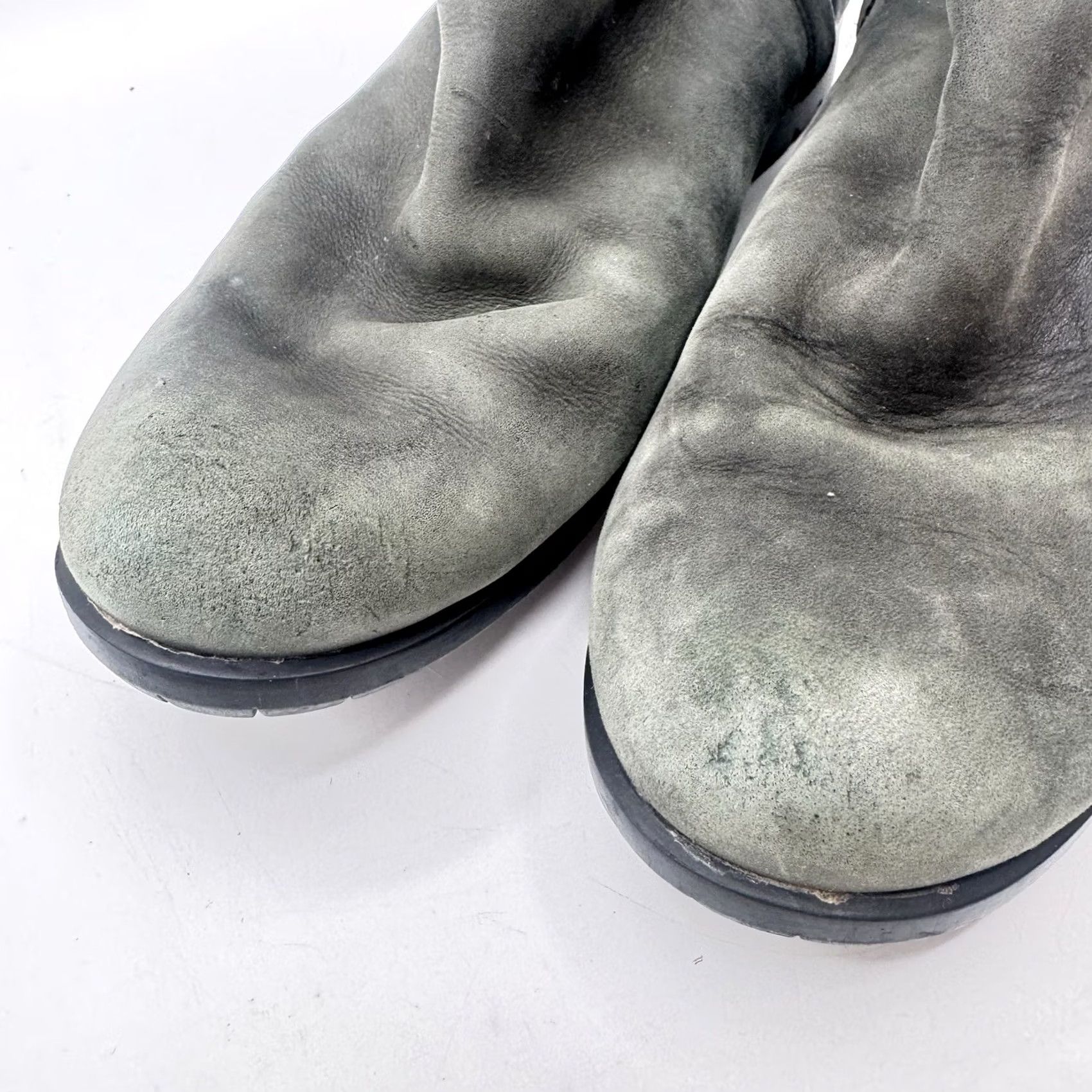 Ugg UGG Australia Junipero Boots Green Size 8 Women’s Tall Knee High Leather Suede Shearling Lined Zipper Flat Heel Riding Style Boots Womens Size US 8 / IT 38 - 2 Thumbnail