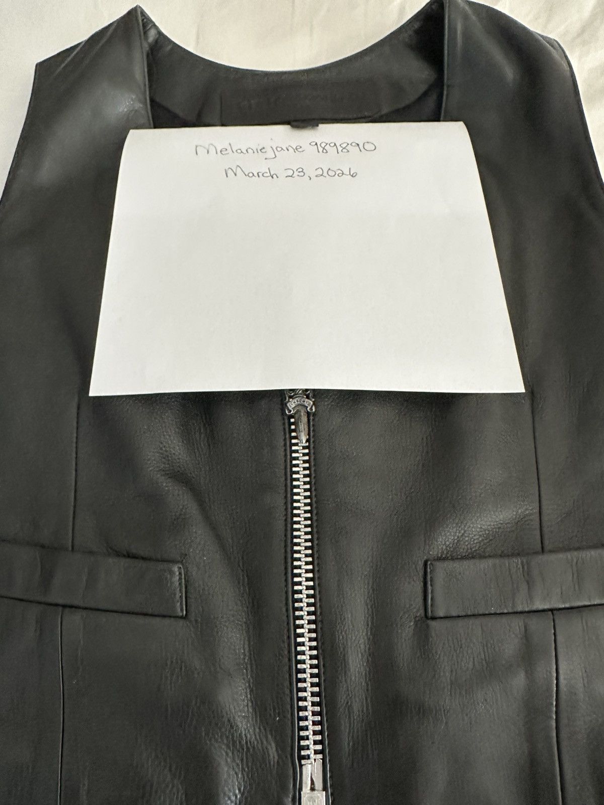 Chrome Hearts Vintage Chrome Hearts leather vest Early 1990’s Size M / US 6-8 / IT 42-44 - 7 Thumbnail