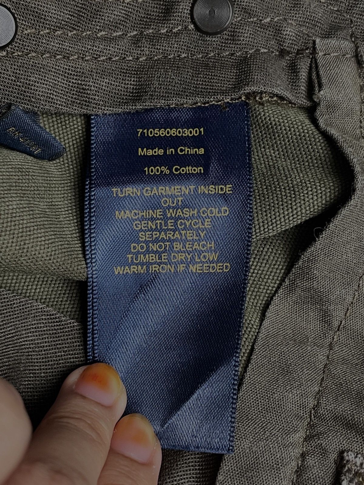 Polo Ralph Lauren Rare Vintage Polo Ralph Lauren Military Cargo Pants 2000s Size US 34 / EU 50 - 10 Thumbnail