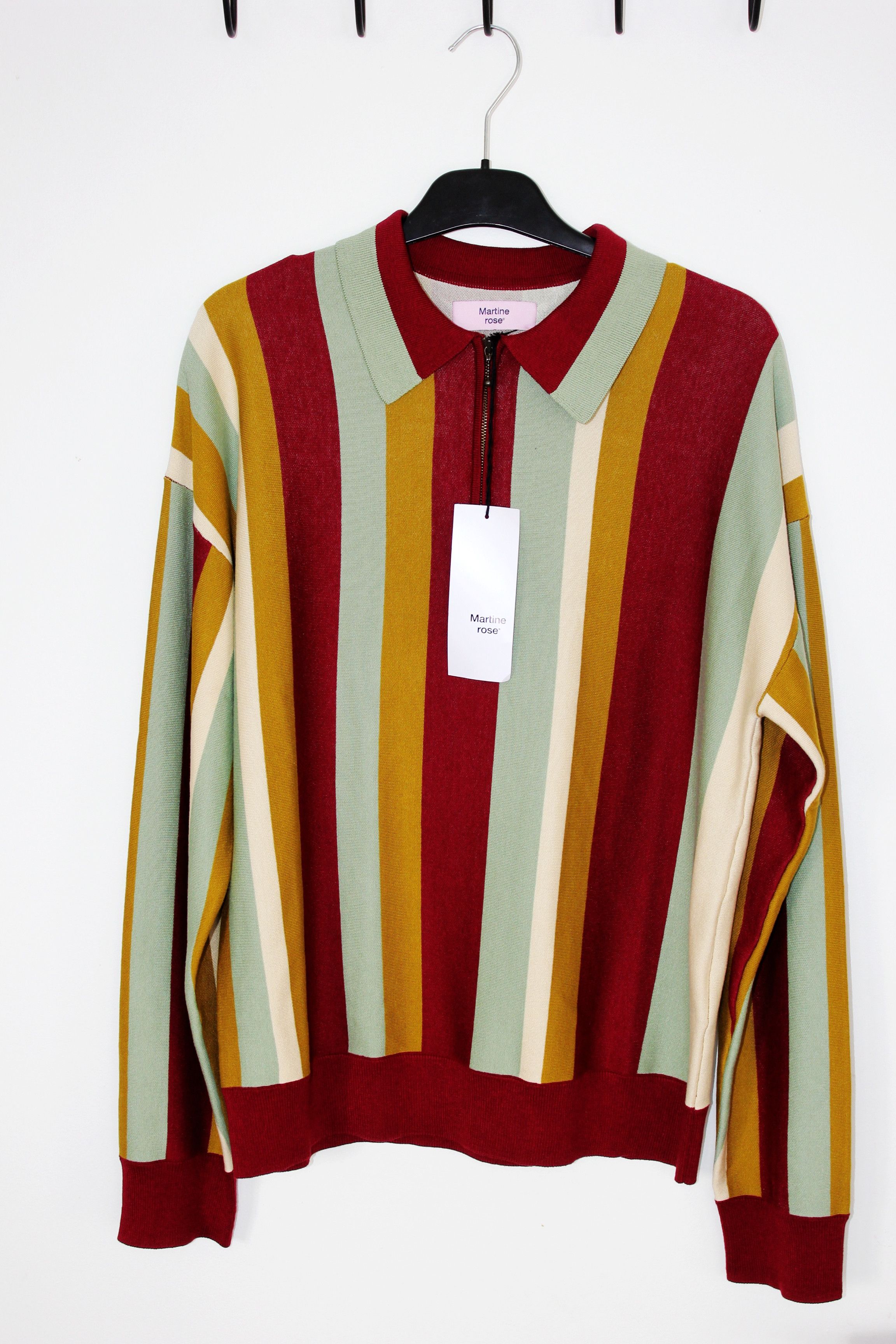 Martine Rose BNWT AW24 MARTINE ROSE SAME SAME VERTICAL STRIPE SWEATER S Size US S / EU 44-46 / 1 - 2 Thumbnail