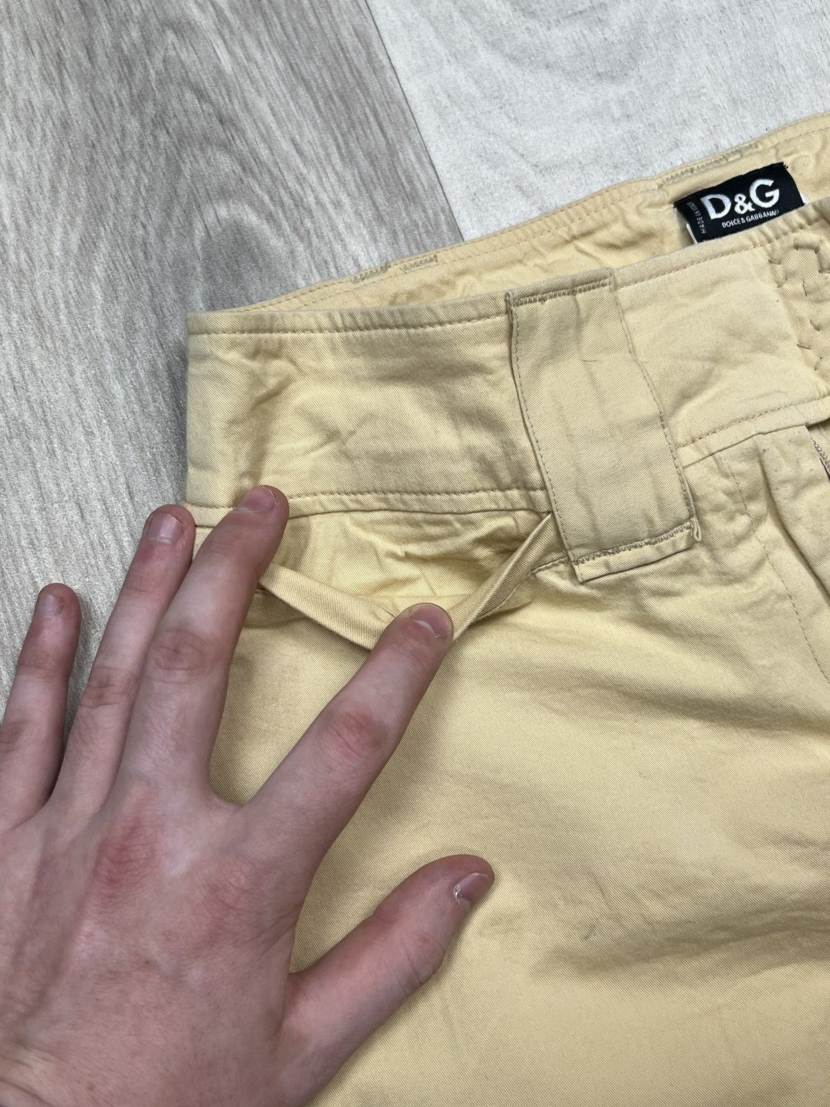 Dolce & Gabbana Dolce & Gabbana Cotton High Waisted Pants (Y0239) Size 26" / US 2 / IT 38 - 3 Thumbnail