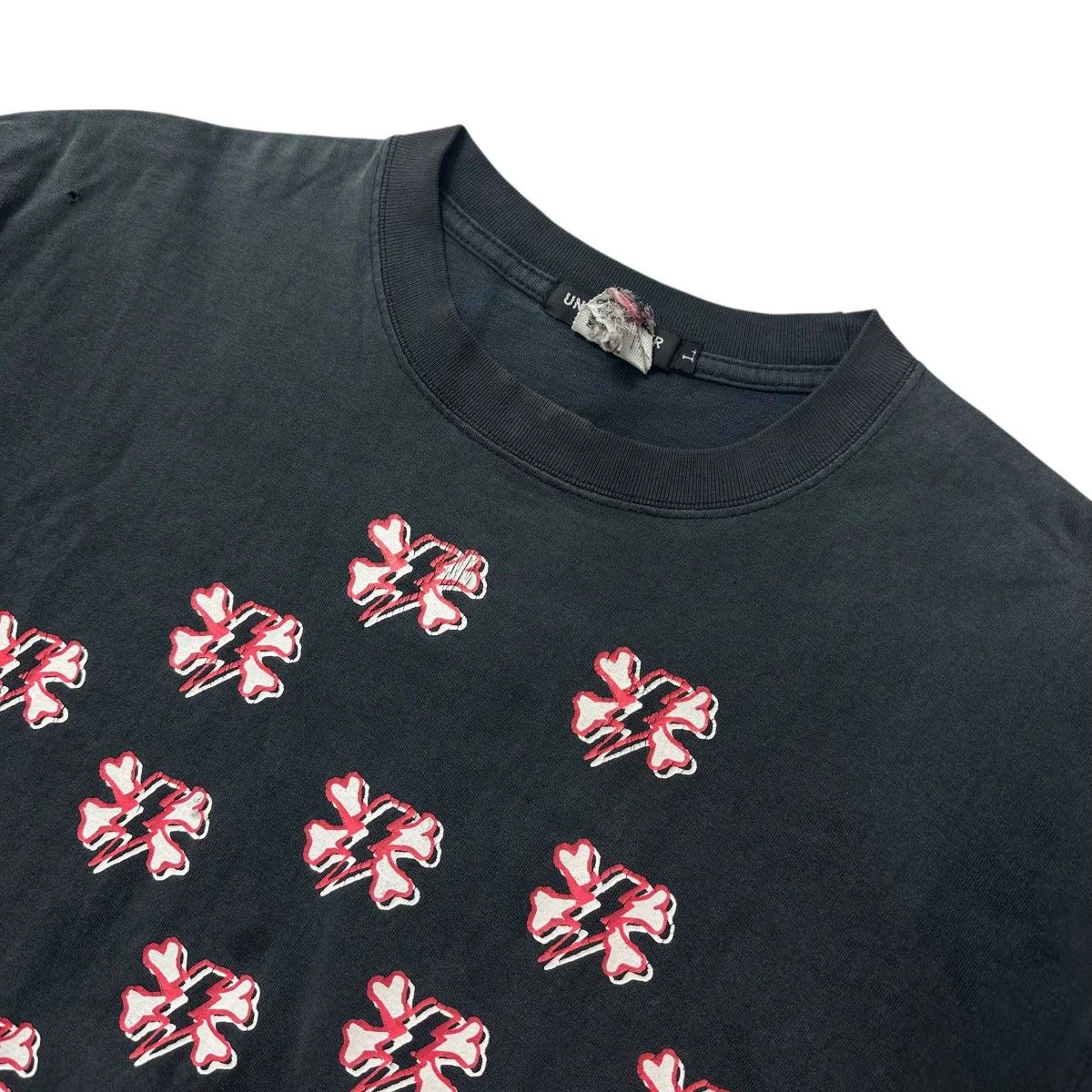 Undercover SS01 "Chaotic Discord" Archive Lightning Bolt Tee Size US L / EU 52-54 / 3 - 3 Thumbnail