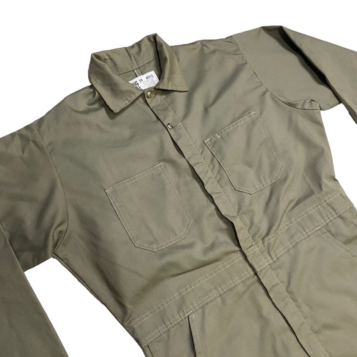 Japanese Brand Vintage Big Bill coverall duck canvas Size US 34 / EU 50 - 5 Thumbnail