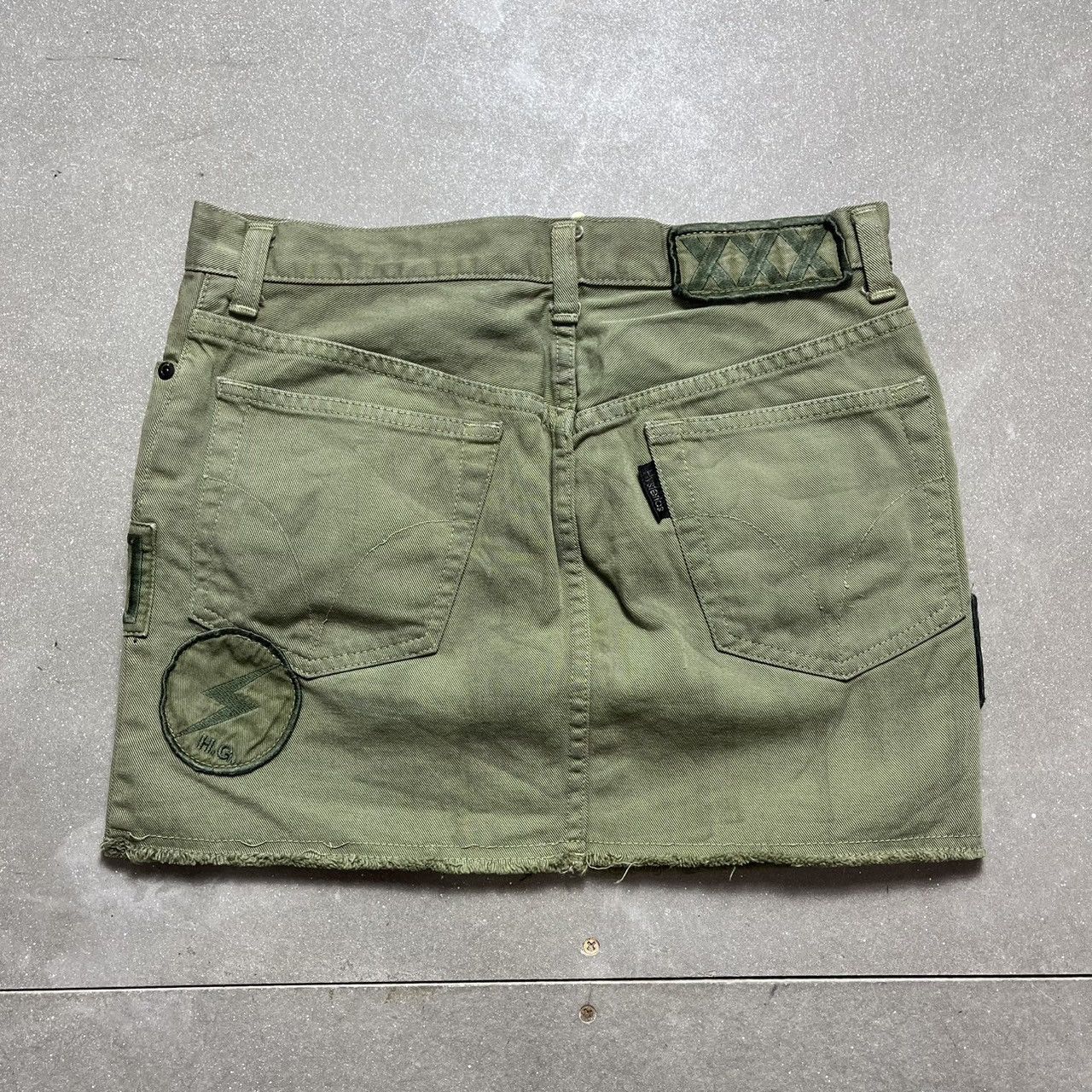 Hysteric Glamour × Le Grande Bleu (L.G.B.) Hysteric Glamour Army Military Style Mini Skirt Size 30" / US 8 / IT 44 - 12 Thumbnail