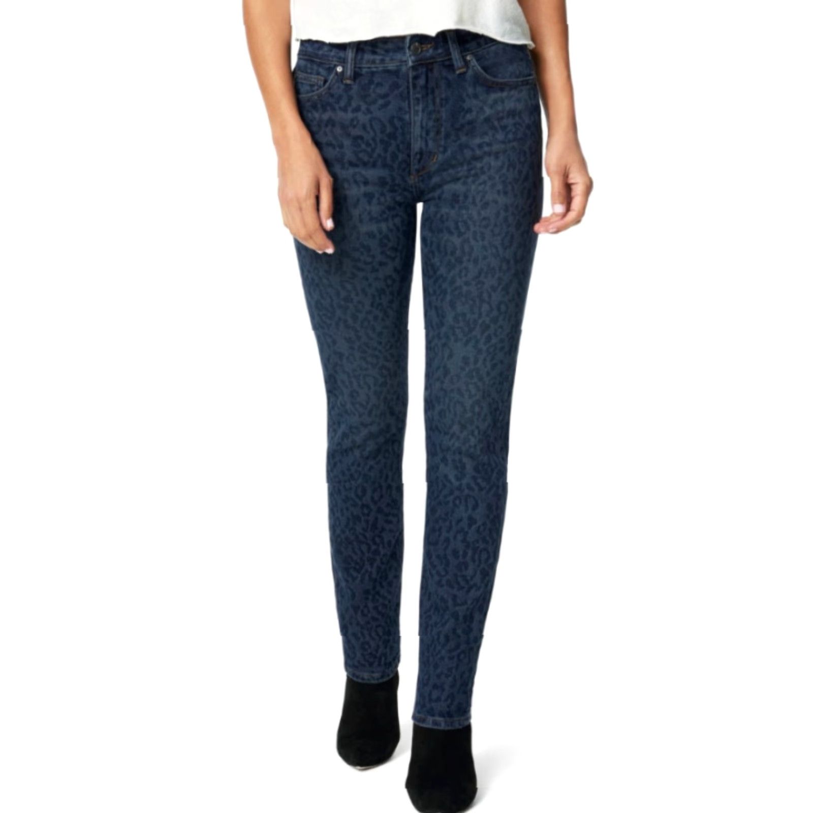 Vintage Joe's Jeans Womens Cheetah The Milla Slim Straight Jeans Size 27 NWT Size 27" / US 4 / IT 40 - 2 Thumbnail