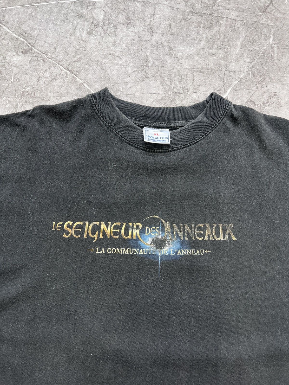 Vintage VINTAGE 90s lord of rings “Le seigneur” rare t shirt Size US XL / EU 56 / 4 - 5 Thumbnail