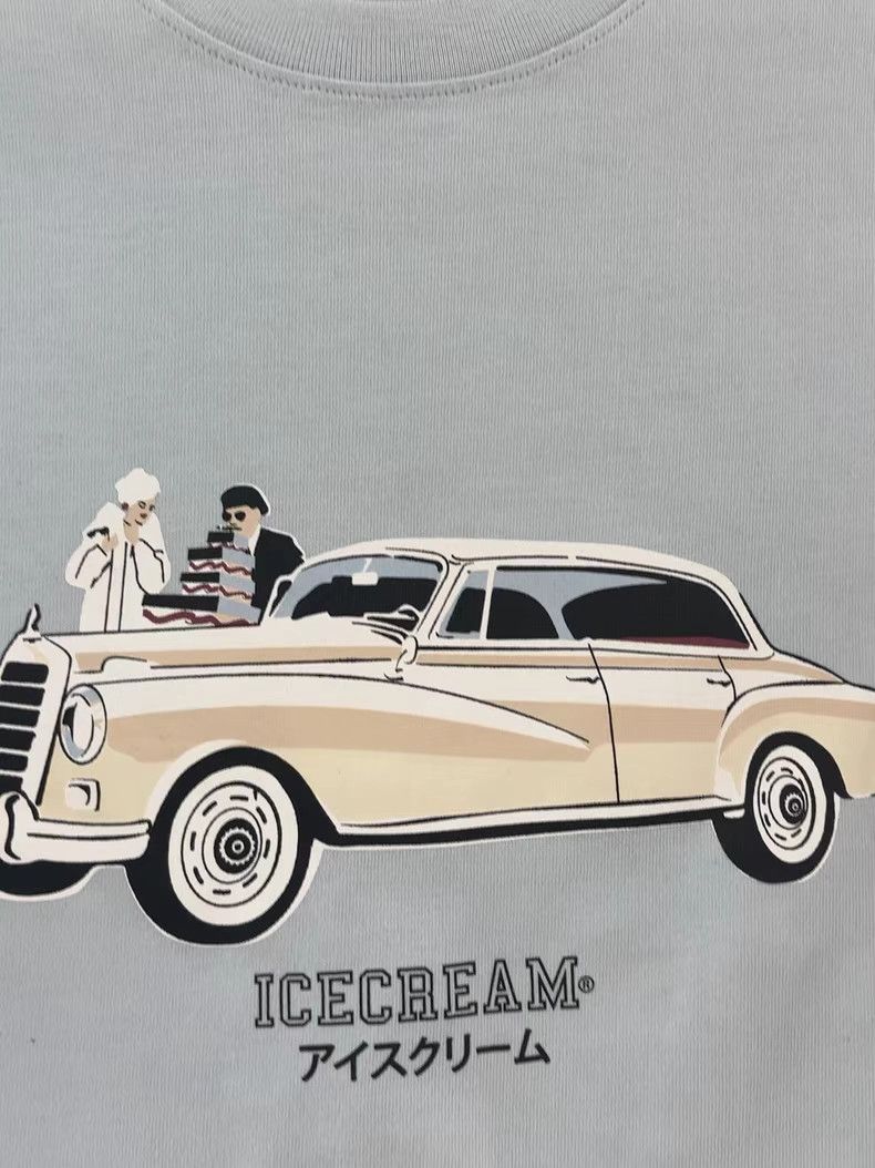 Billionaire Boys Club BBC ICECREAM Vintage Car Print T-shirt Size US L / EU 52-54 / 3 - 4 Thumbnail