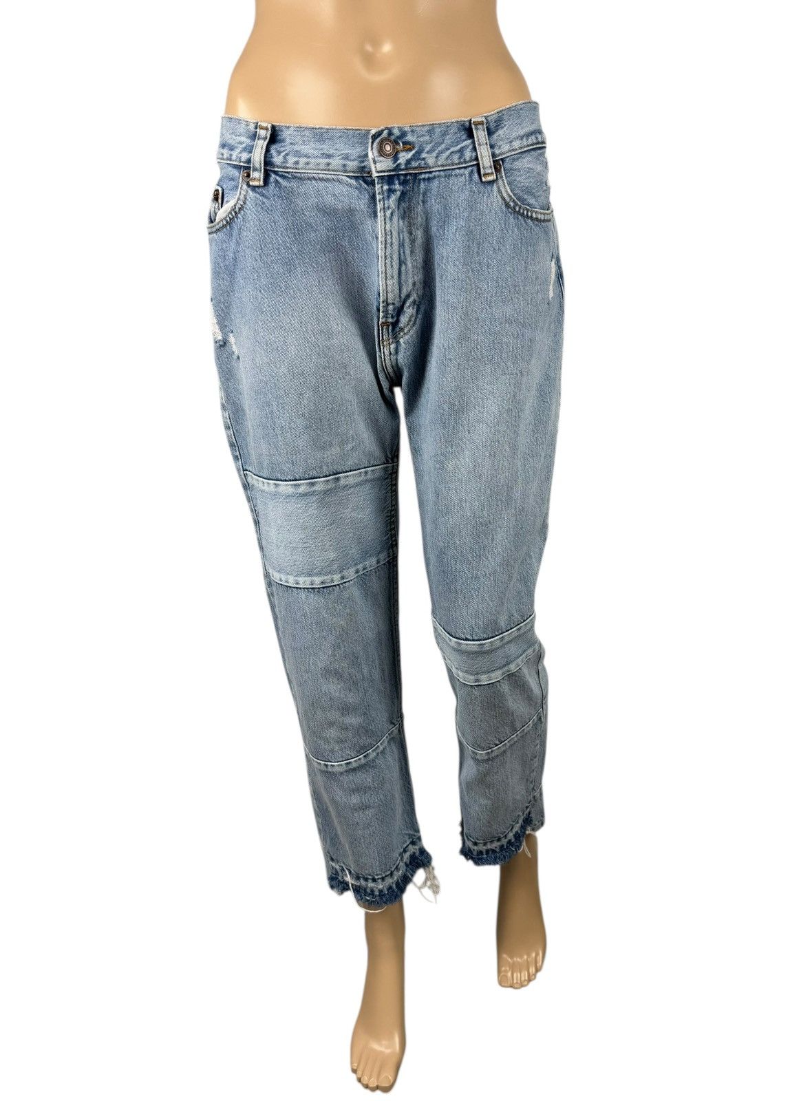 The Kooples The Kooples Nelly Boyfriend Jeans Relaxed Crop size 29 Size 29" - 2 Thumbnail