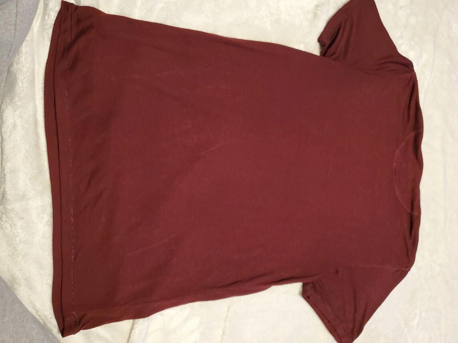 Designer Buffalo Davis Bitton Maroon T Shirt Size L Size US L / EU 52-54 / 3 - 4 Thumbnail