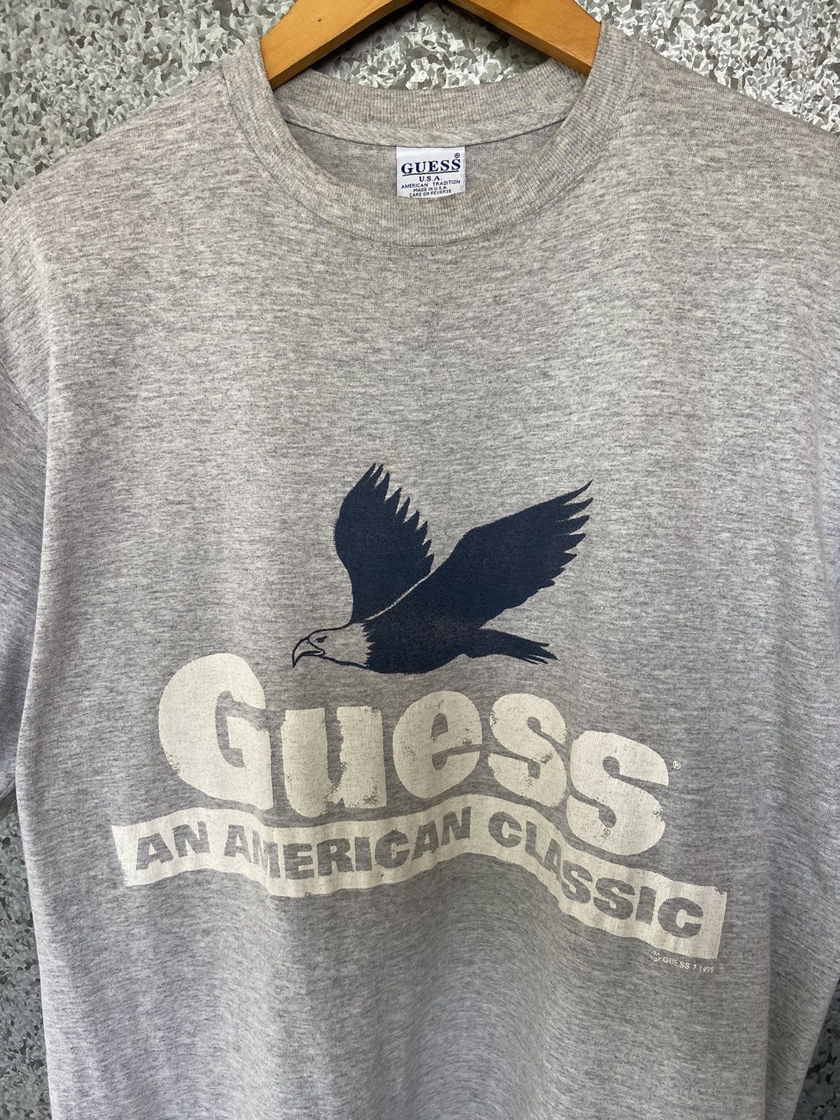 Georges Marciano 🔥 Vintage 90s Vintage Guess t shirt american vintage Size US L / EU 52-54 / 3 - 2 Thumbnail