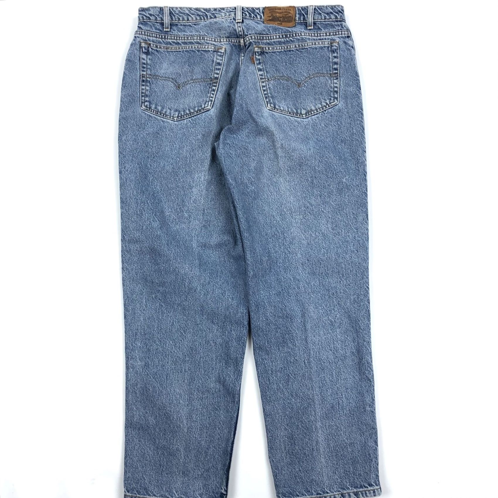 Levi's Levi's 545 Loose Fit Jeans 38x30 Men Denim Blue 5-Pocket Zipper Button Levi’s Vintage 90s Casual Classic Mens Size US 40 / EU 56 - 3 Thumbnail
